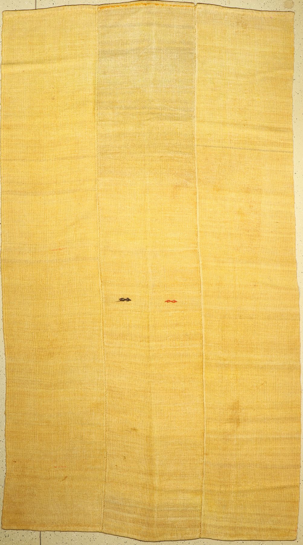 Nomaden Kelim alt, Türkei, um 1960, aus Hanf, ca. 335 x 185 cm, EHZ: 2, (Flecken)