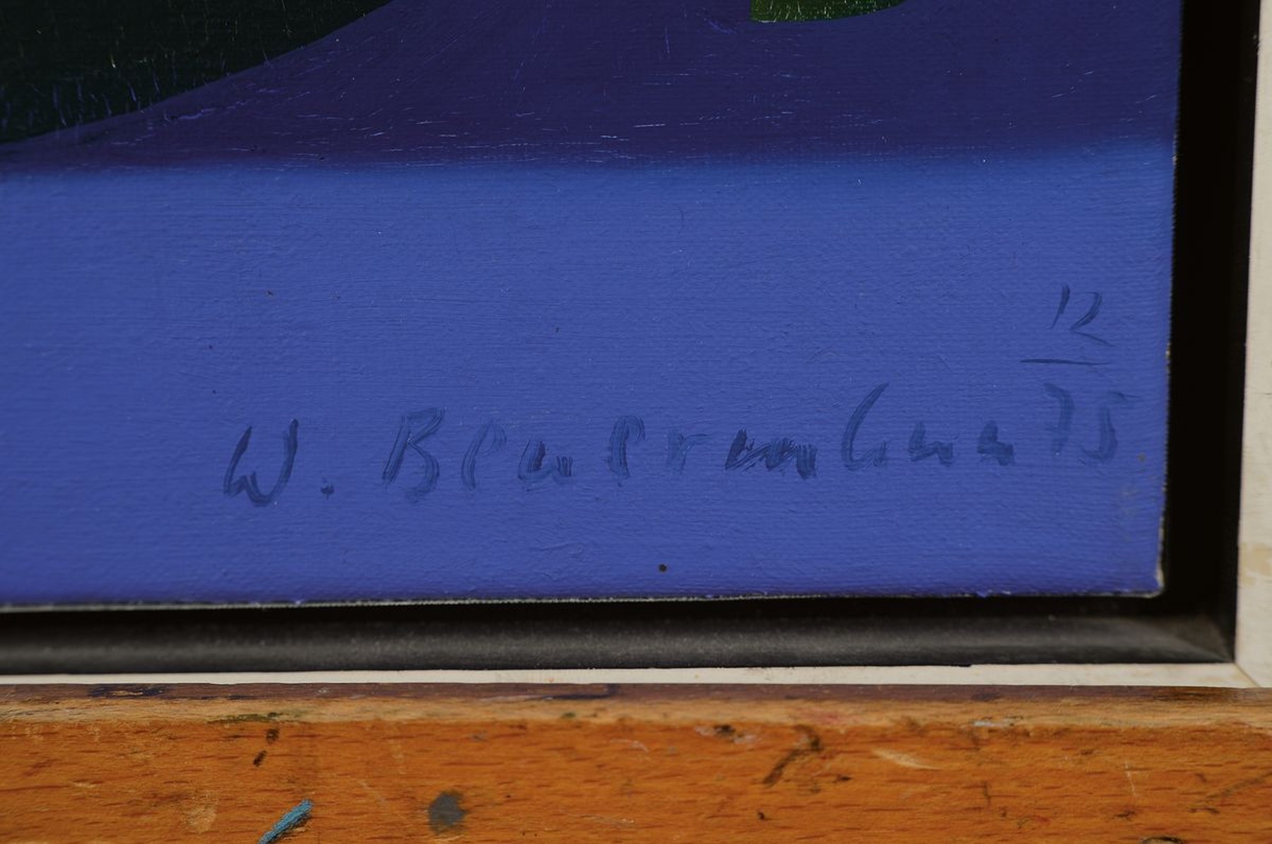 Detail a: Wilhelm Beuermann, 1937-2006, "Castello", Öl/Lwd, re. unten sign., R. ca. 63x53 cm