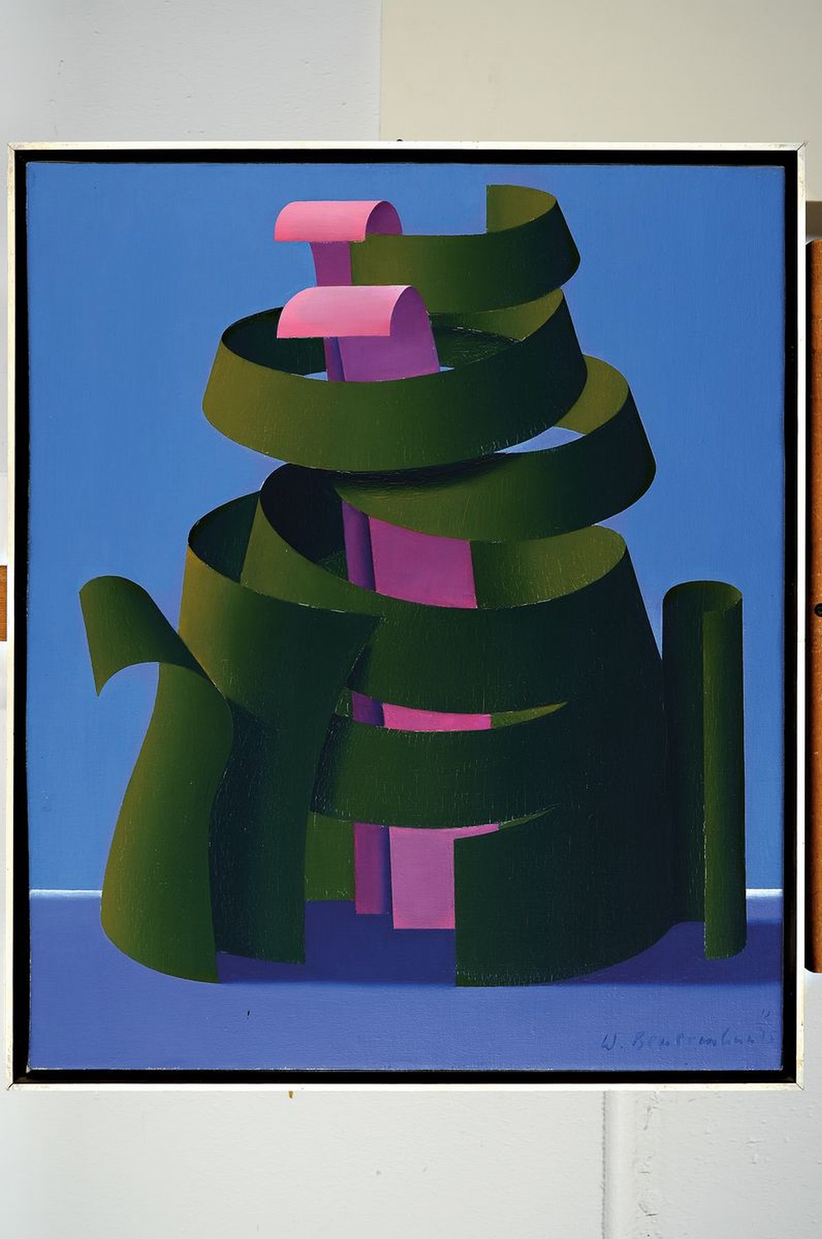 Detail k: Wilhelm Beuermann, 1937-2006, "Castello", Öl/Lwd, re. unten sign., R. ca. 63x53 cm