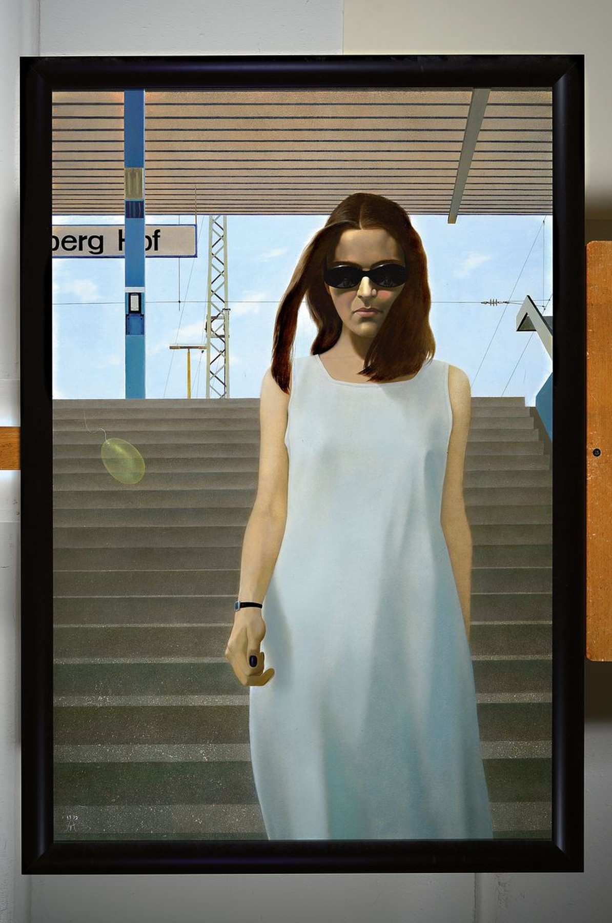 Detail k: Alexander Timofeev, geb. 1971, "Nina", Öl/Lwd, verso sign., dat. 1997, R. ca. 97x66 cm