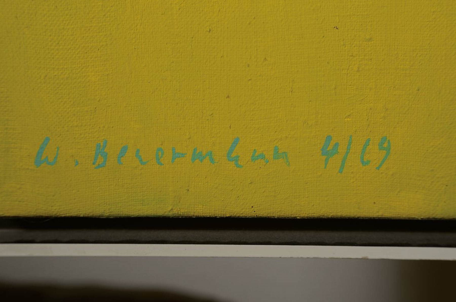 Detail a: Wilhelm Beuermann, 1937-2006, Öl/Lwd, links unten sign., R. ca. 130x103 cm