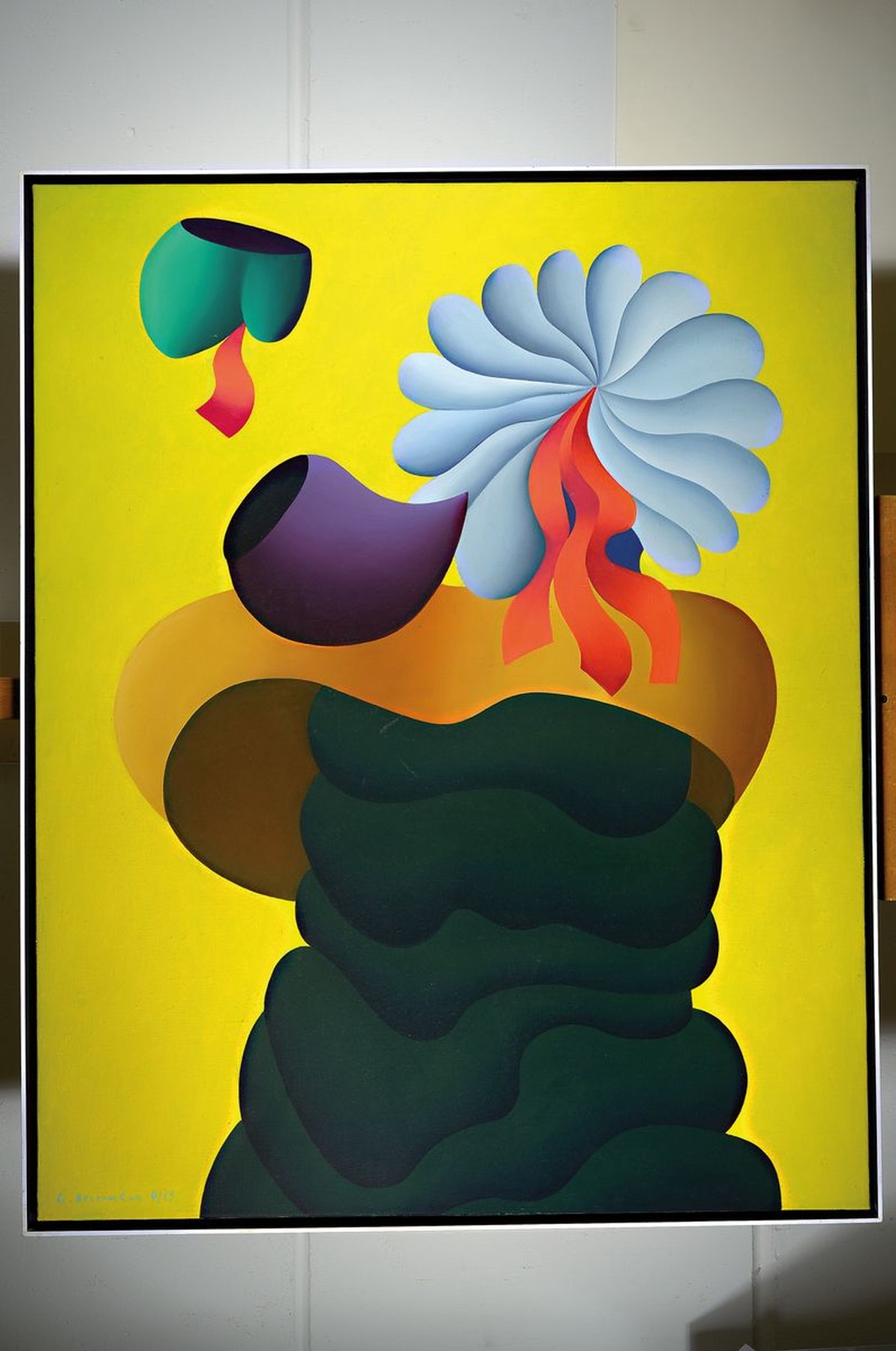 Detail k: Wilhelm Beuermann, 1937-2006, Öl/Lwd, links unten sign., R. ca. 130x103 cm