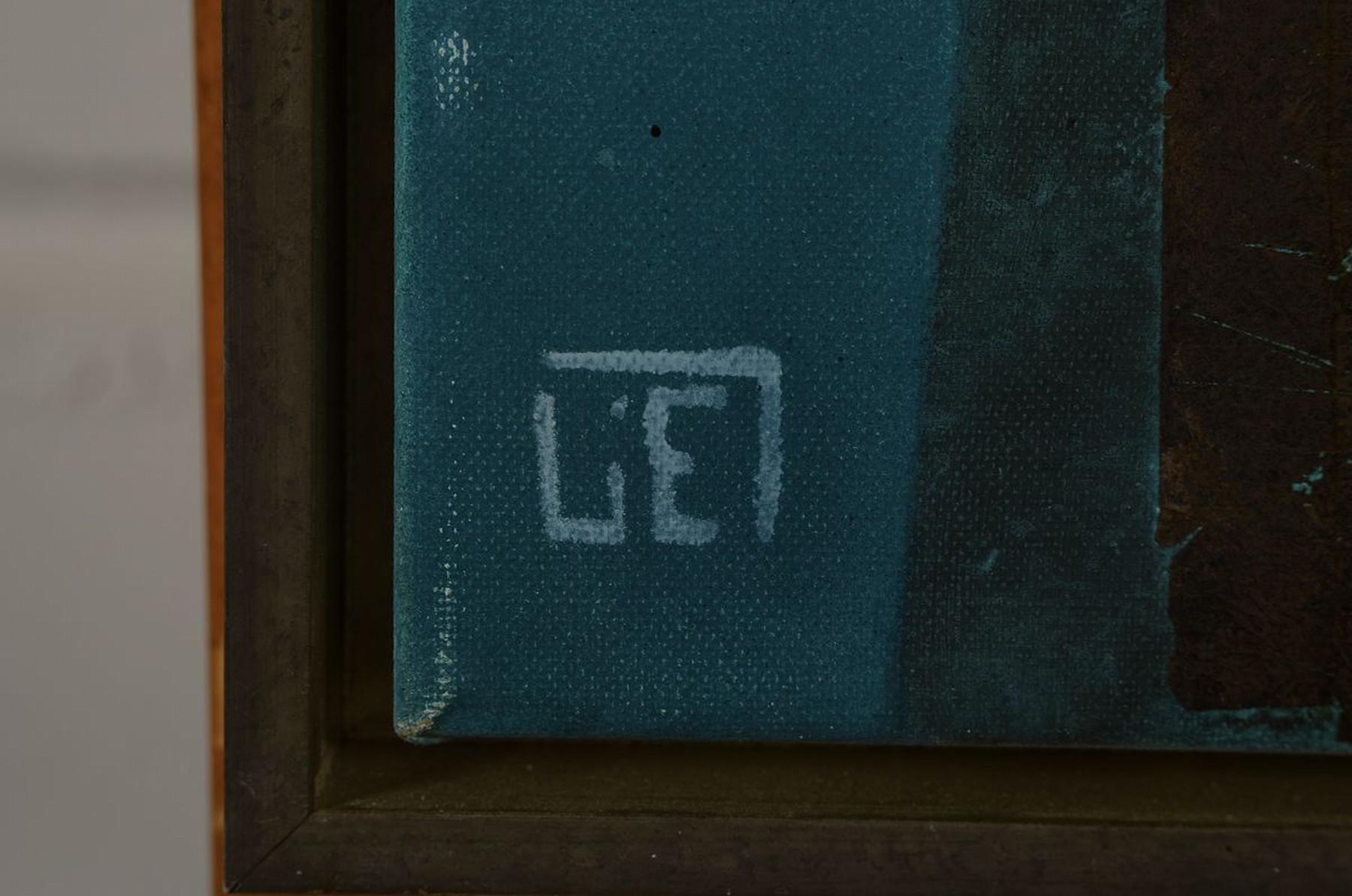 Detail b: Lilo Emmerling, geb. 1937 Landau/Pfalz, Konvolut aus 2 Arbeiten, Öl/Lwd, je verso sign., dat. 1987, je mit Rahmen, je ca. 45x43 cm