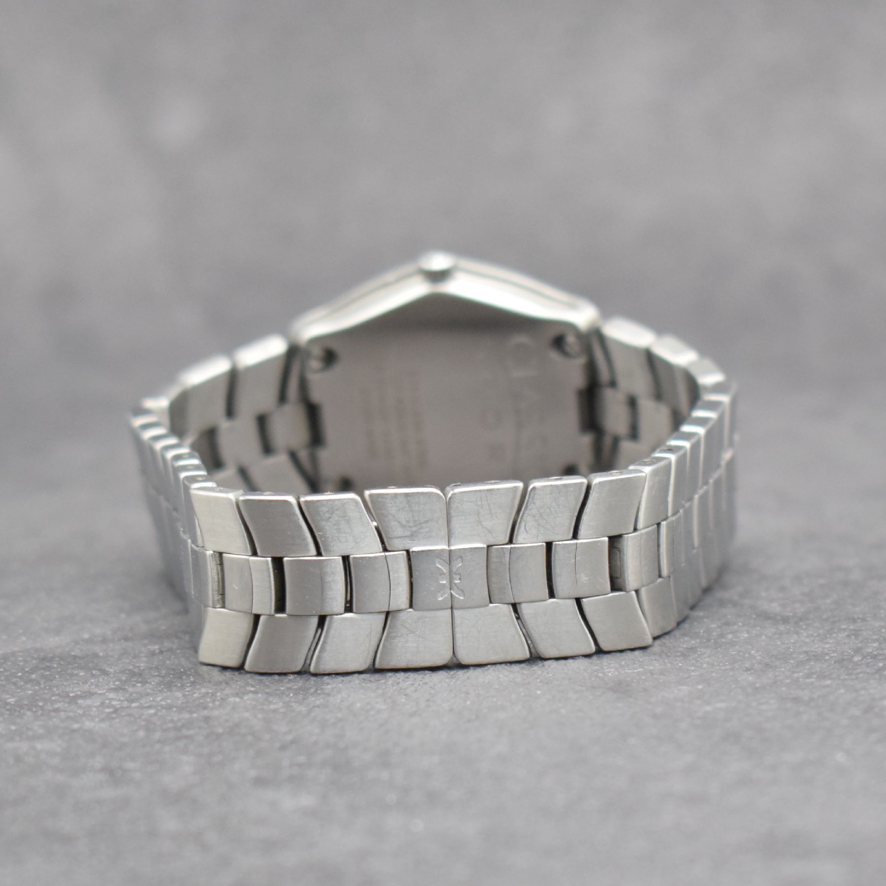 Detail d: EBEL Classic Sport Damenarmbanduhr, quarz, Ref. E9954Q31, Edelstahlgeh. inkl. Gliederband m. dopp. Faltschl., schwarzes Zifferbl. m. aufges. ...