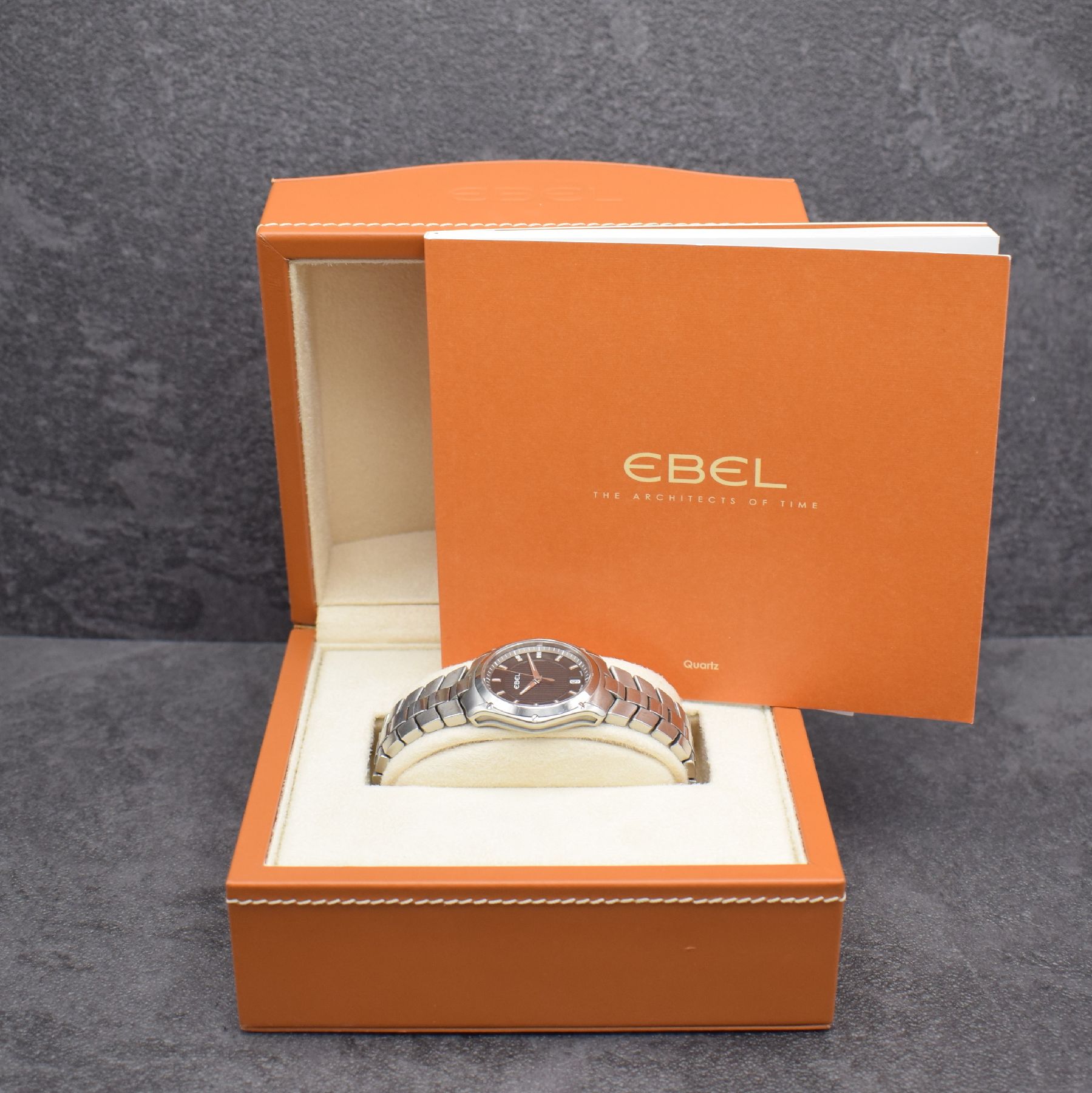 Detail g: EBEL Classic Sport Damenarmbanduhr, quarz, Ref. E9954Q31, Edelstahlgeh. inkl. Gliederband m. dopp. Faltschl., schwarzes Zifferbl. m. aufges. ...