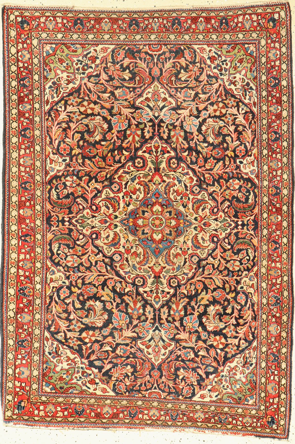 Djosan alt, Persien, um 1940, Wolle auf Baumwolle, ca. 150 x 104 cm, EHZ: 3-4