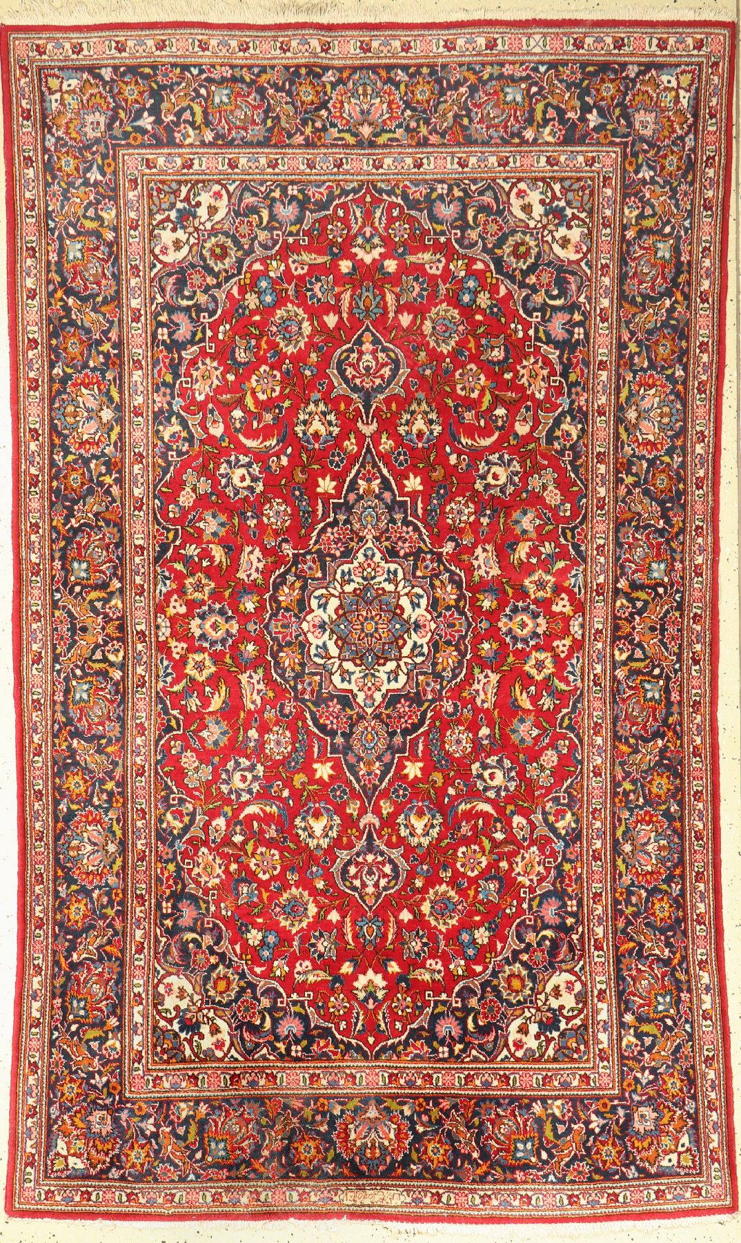 Keschan alt, Persien, um 1950, Wolle auf Baumwolle, ca. 226 x 137 cm, EHZ: 2-3