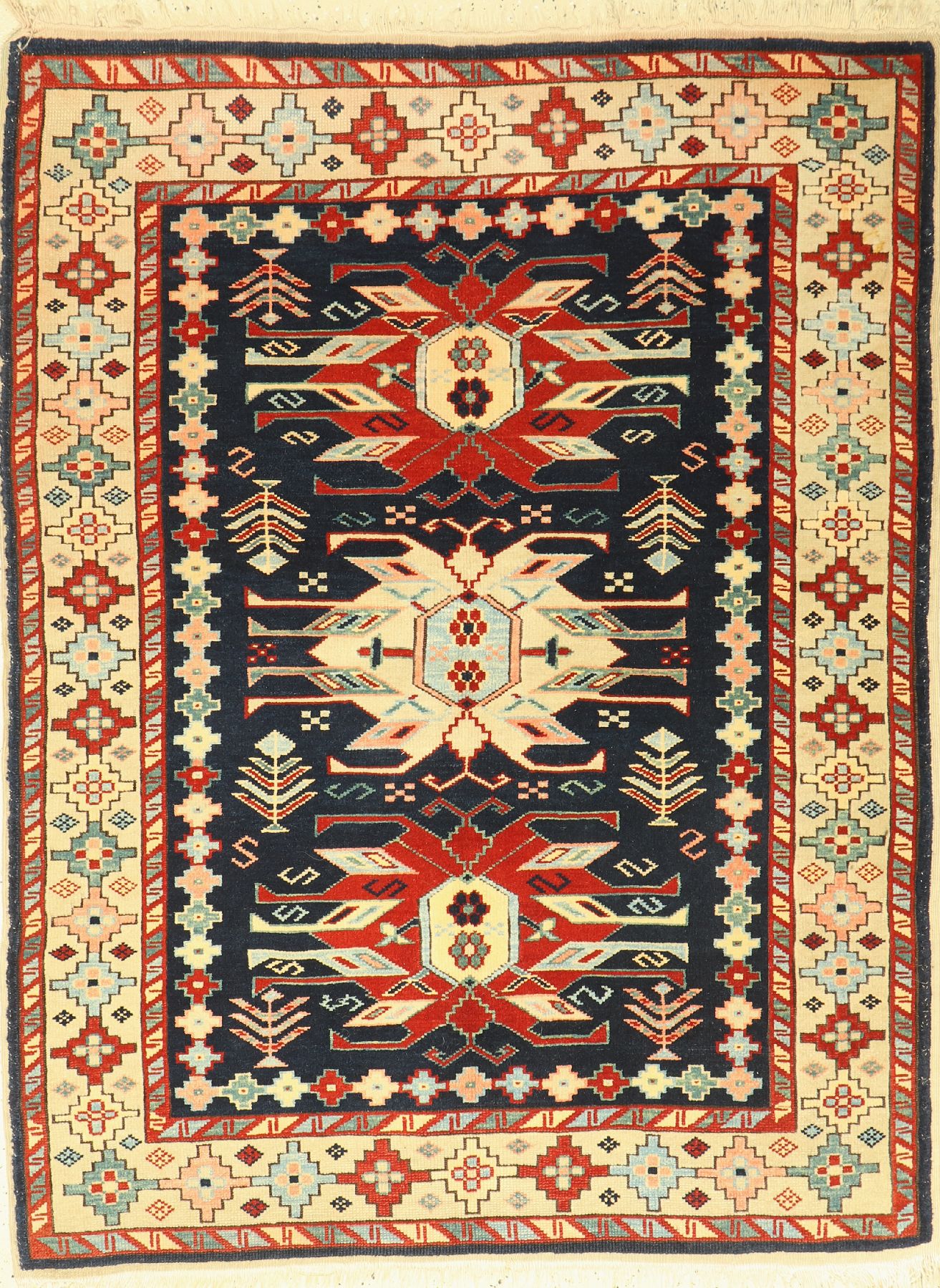 Konya alt, Türkei, ca. 50 Jahre, Wolle auf Wolle, ca. 170 x 130 cm, EHZ: 2