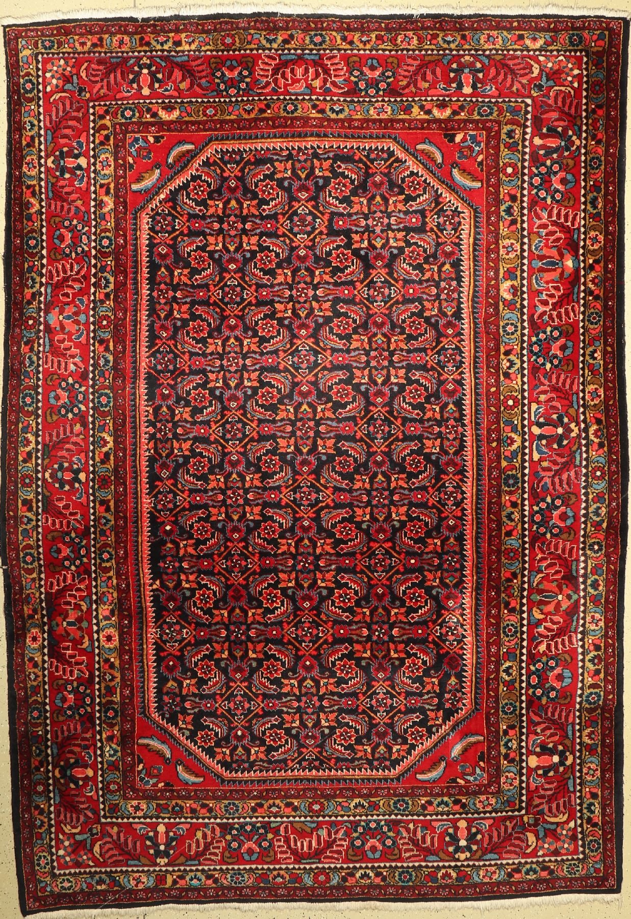 Lilian alt, Persien, ca. 50 Jahre, Wolle auf Baumwolle, ca. 346 x 236 cm, EHZ: 2-3