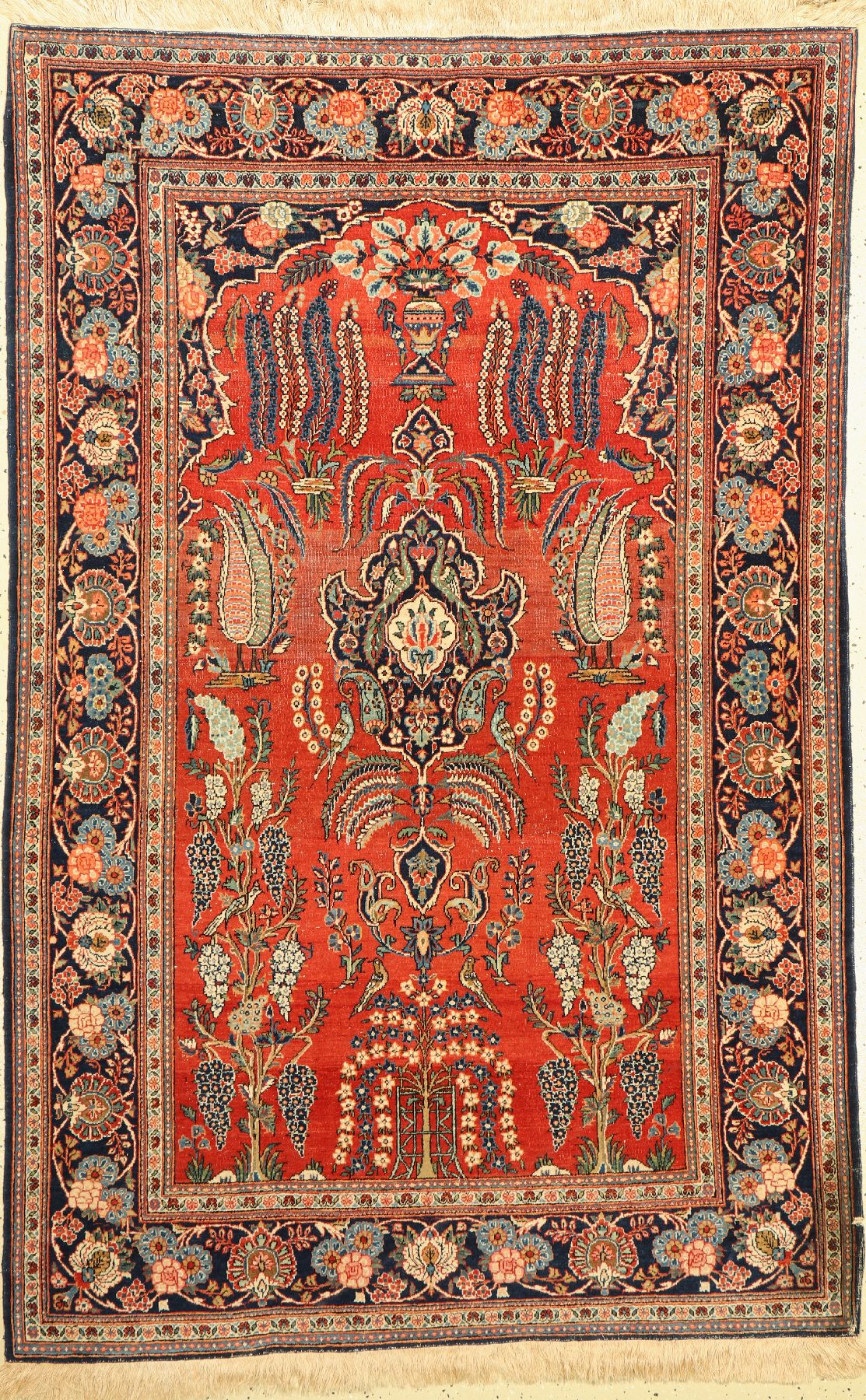 Keschan alt, Persien, um 1920, Wolle auf Baumwolle, ca. 204 x 134 cm, EHZ: 4