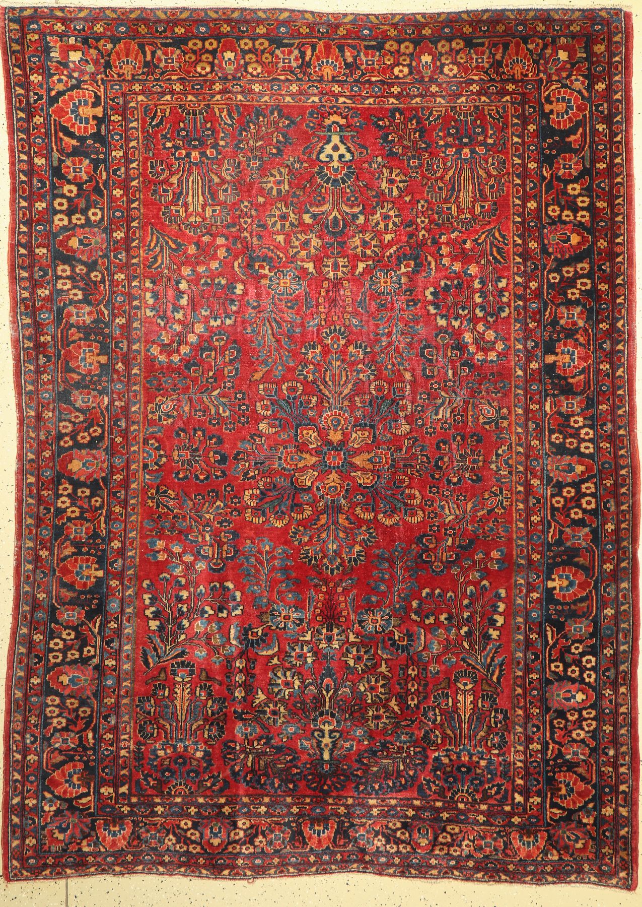 Us Re-Import Sarogh, Persien, um 1910, Wolle auf Baumwolle, ca. 247 x 178 cm, EHZ: 3