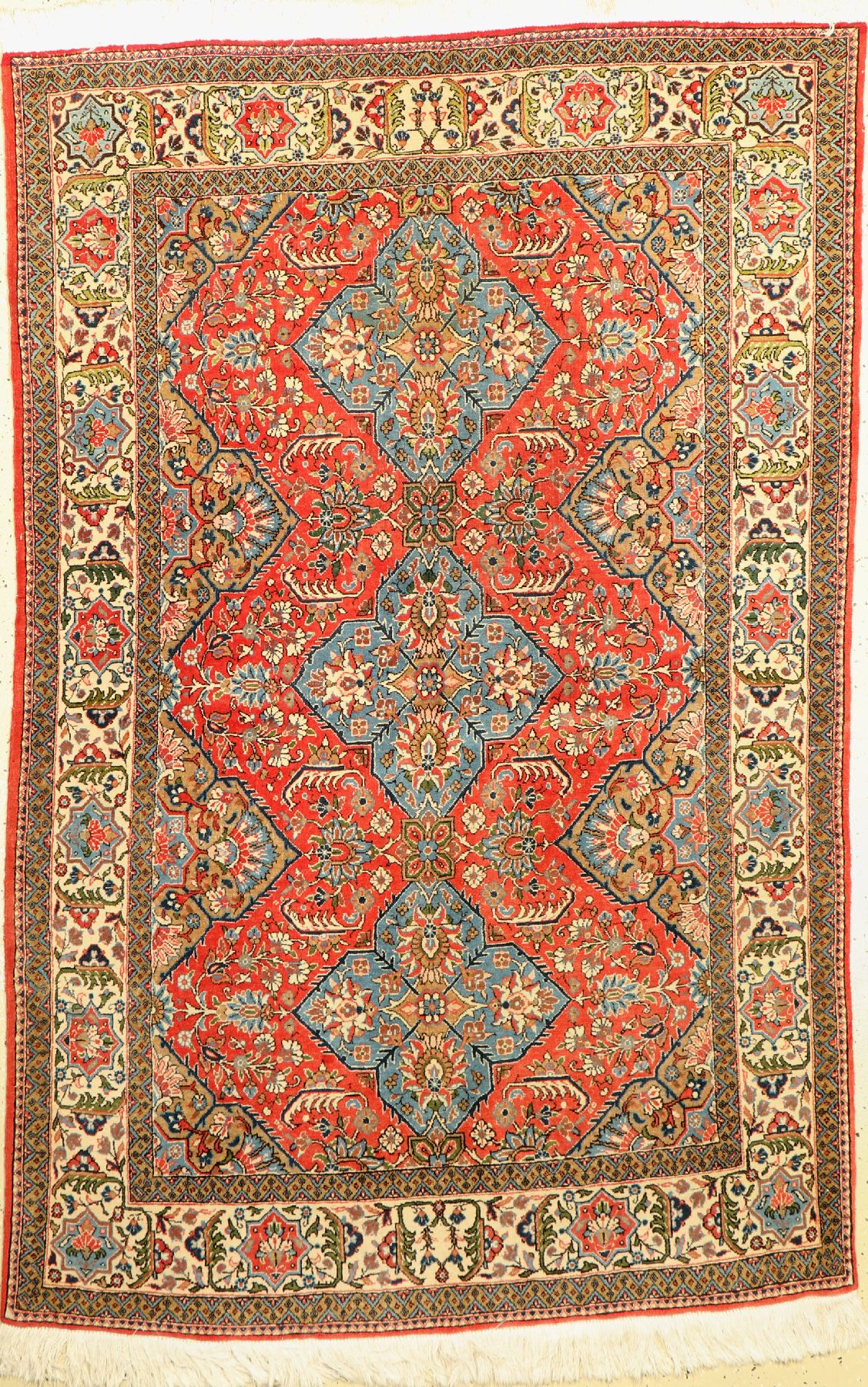 Ghom Kork, Persien, um 1950, Korkwolle, ca.208 x 136 cm, EHZ: 2