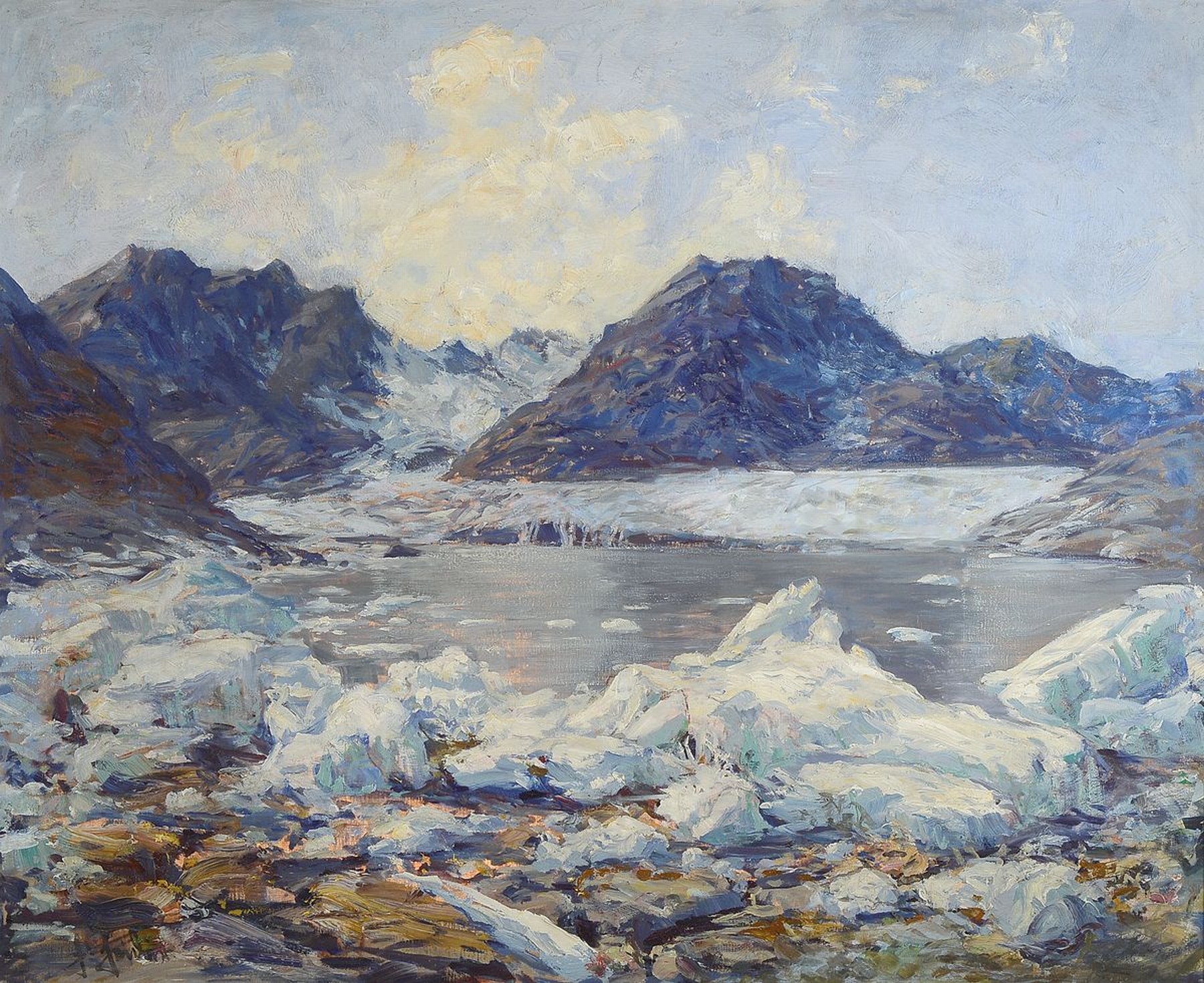 Hans Heider, 1861 Trippach-1947 Tegernsee, Gastschüler an der Akademie München bei Herterich und Knirr, beeinflußt von Fritz Osswald und Wilhelm ...
