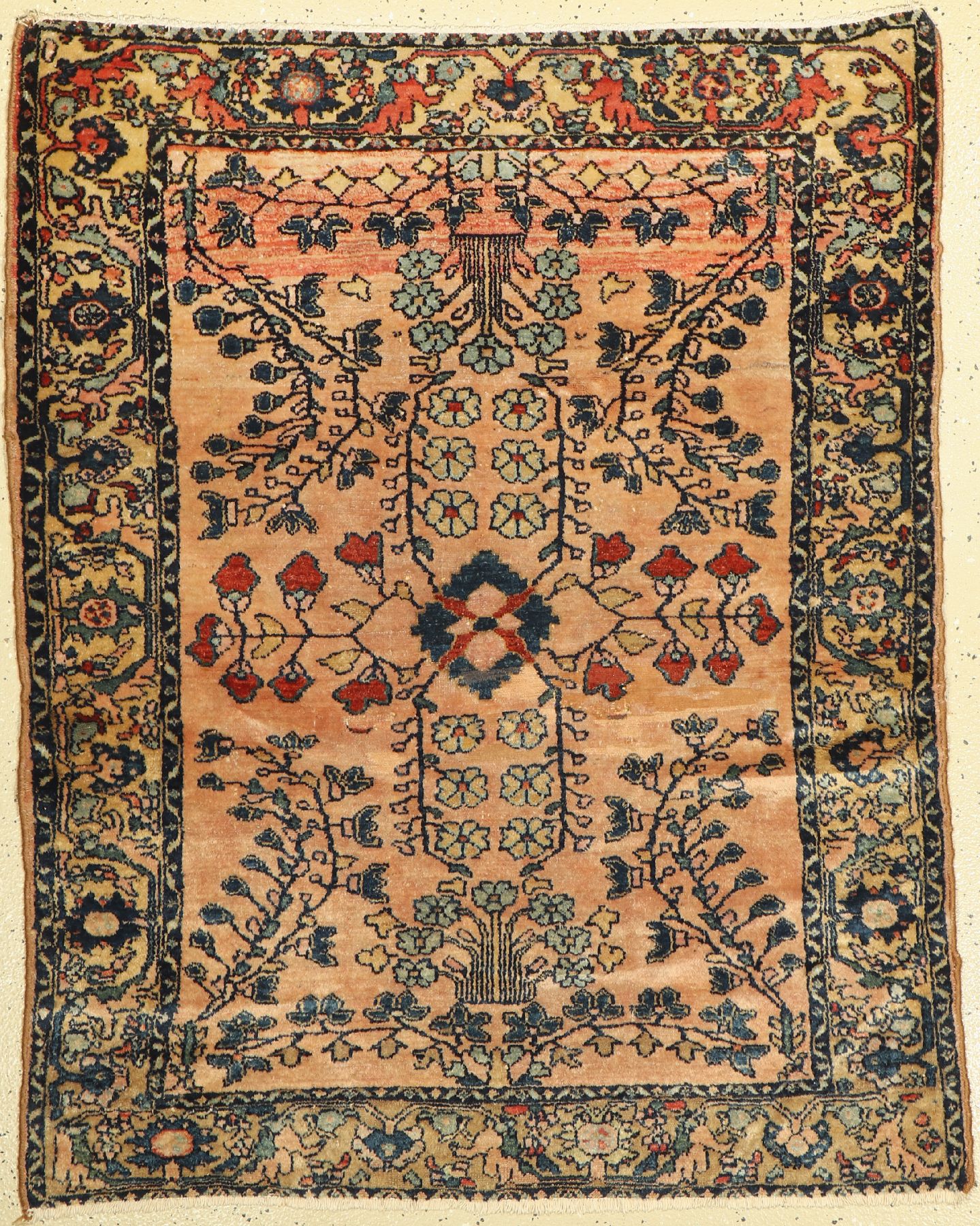 Us Re-Import Lilian antik, Persien, um 1910, Wolle auf Baumwolle, ca. 135 x 108 cm, EHZ: 4
