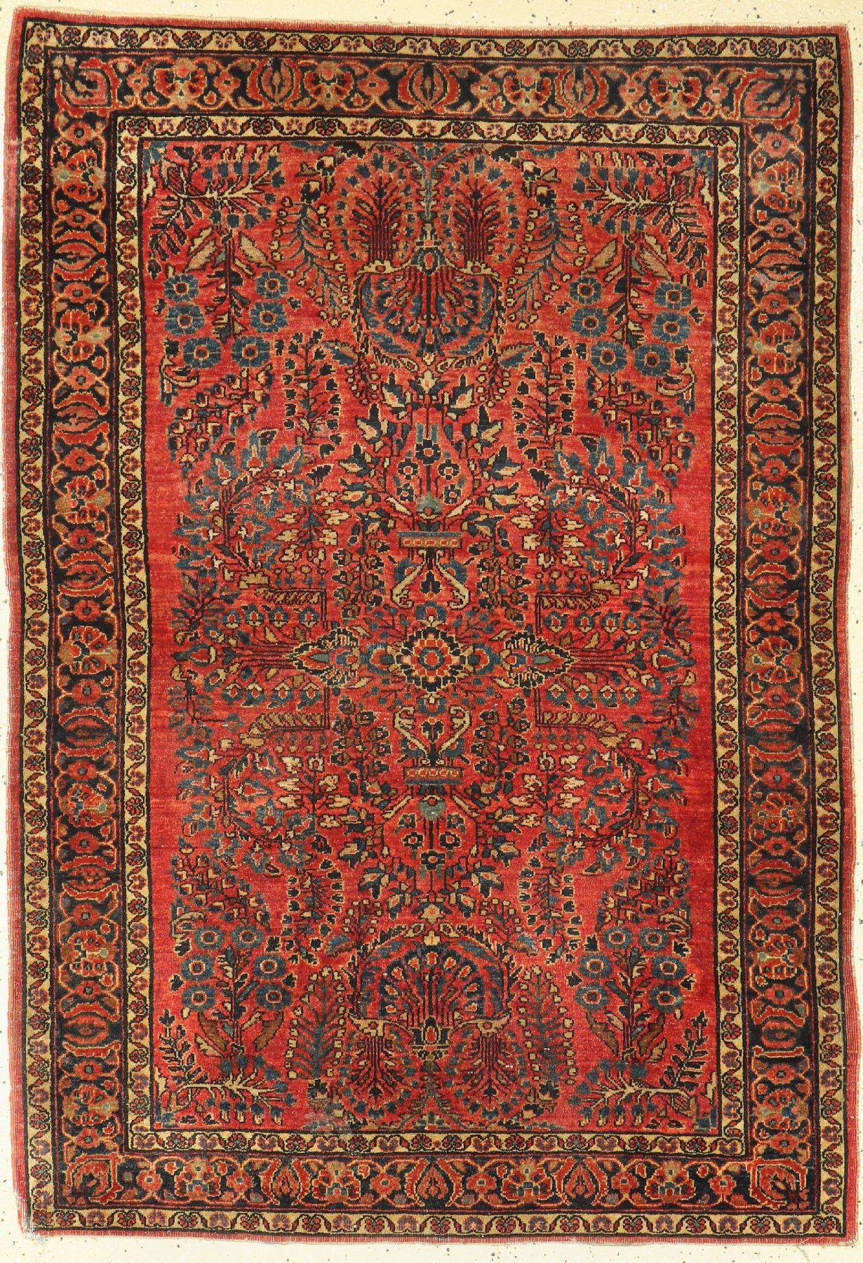 Us Re-Import Sarogh antik, Persien, um 1920, Wolle auf Baumwolle, ca. 150 x 106 cm, EHZ: 3