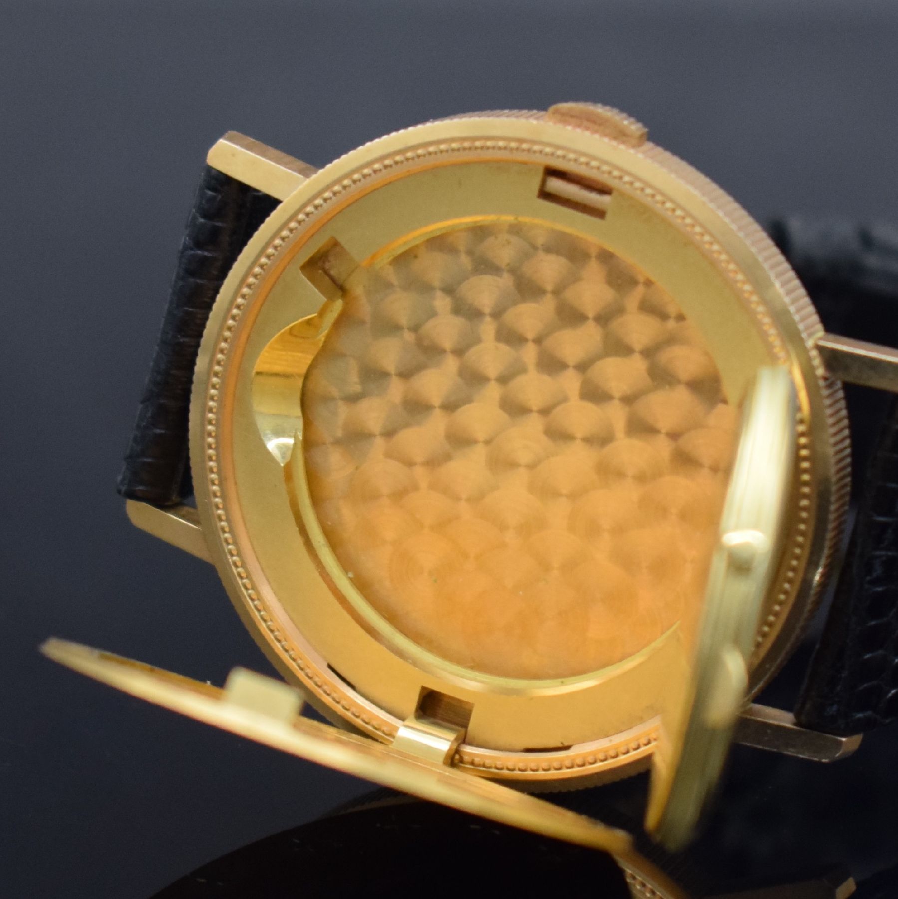 Detail i: VACHERON & CONSTANTIN 20-Dollar-Münz Armbanduhr, Schweiz um 1980, Handaufzug, Ref. 33019, Sprungdeckel-Geh. aus einer 20- Dollar-Münze v. 1896, ...