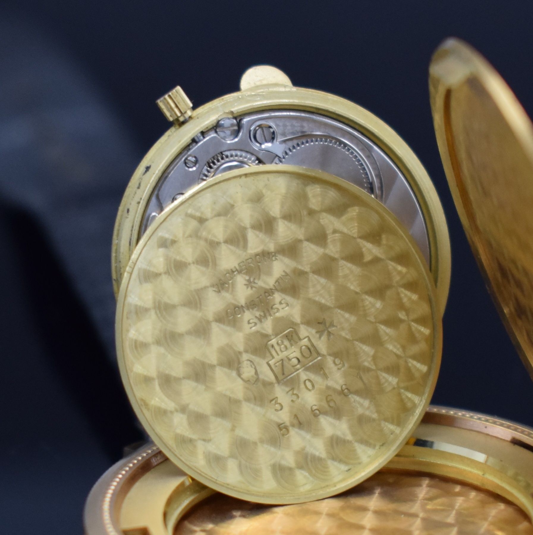 Detail m: VACHERON & CONSTANTIN 20-Dollar-Münz Armbanduhr, Schweiz um 1980, Handaufzug, Ref. 33019, Sprungdeckel-Geh. aus einer 20- Dollar-Münze v. 1896, ...