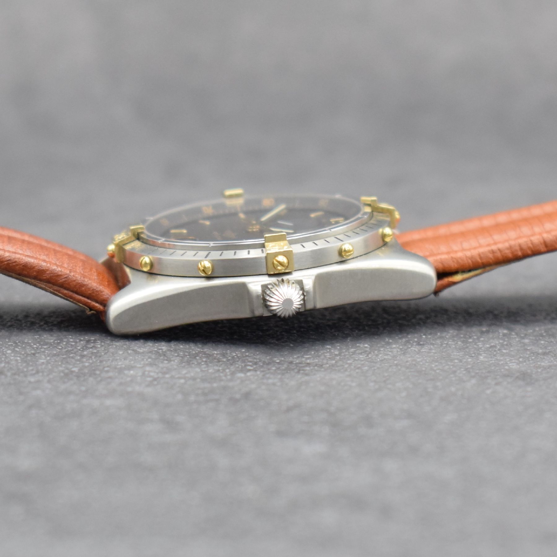 Detail d: BREITLING Antares Power Reserve Referenz 81980 sehr gut erhaltene Herrenarmbanduhr, Schweiz um 1995, Automatik, verschr. Edelstahlgeh., eins. drehb. ...