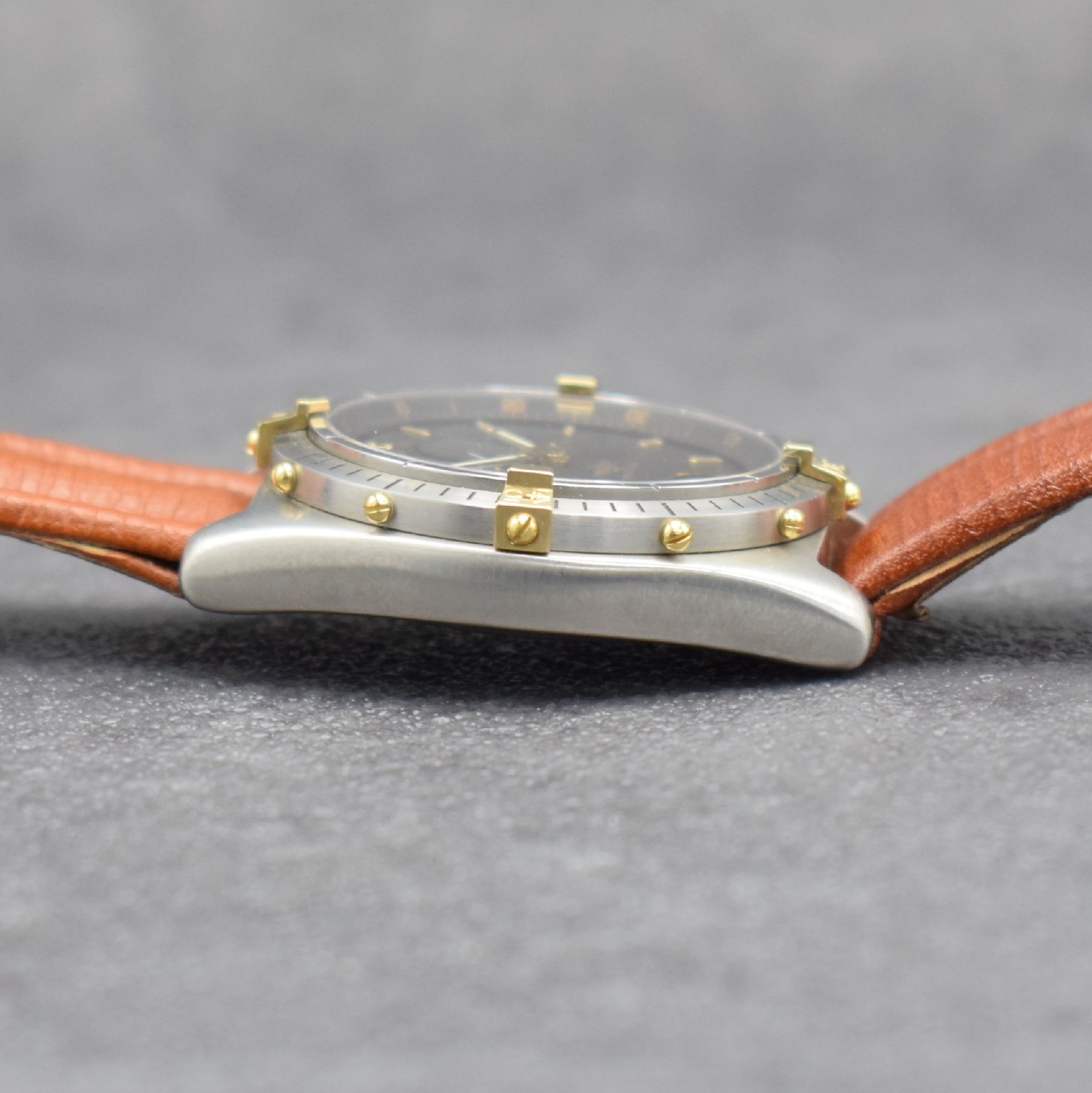 Detail e: BREITLING Antares Power Reserve Referenz 81980 sehr gut erhaltene Herrenarmbanduhr, Schweiz um 1995, Automatik, verschr. Edelstahlgeh., eins. drehb. ...