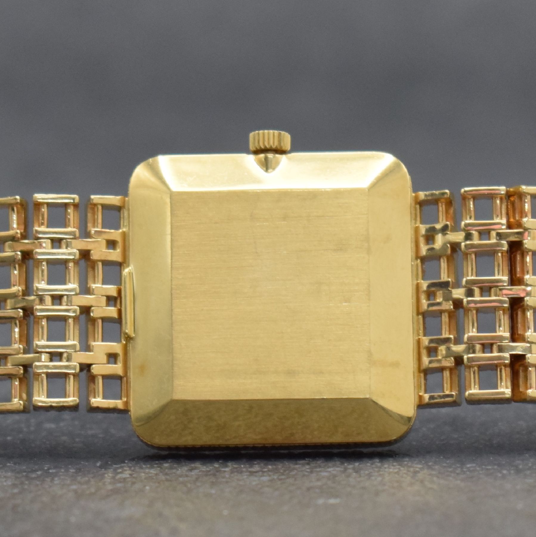 Detail h: PATEK PHILIPPE feine & seltene Damenarmbanduhrin GG 750/000 Referenz 4183 1, Handaufzug, Schweiz 1970er Jahre, 2-teil. Geh., Boden aufgedr., ...