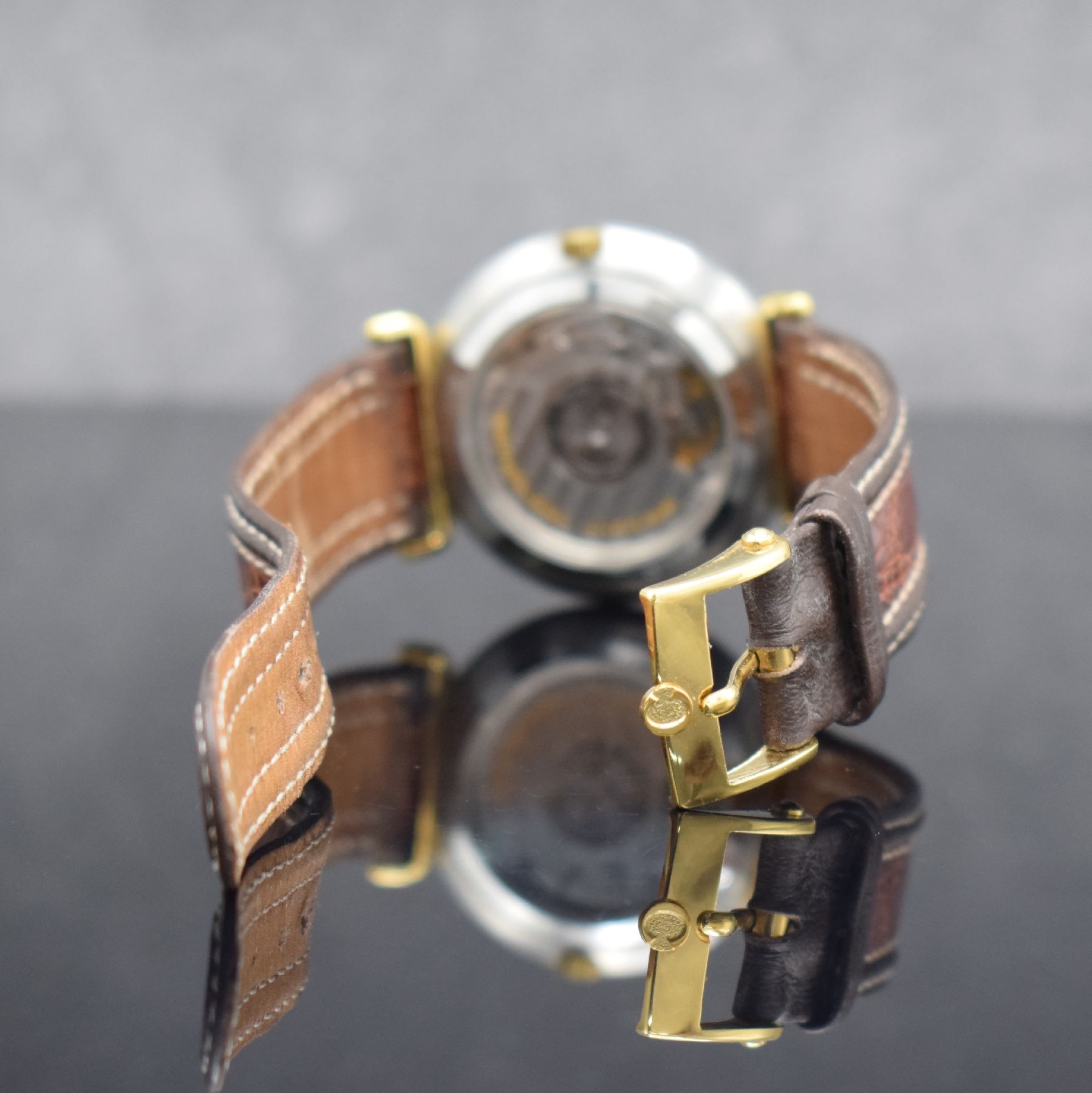 Detail d: KELEK CHRONOSWISS astronomische Herrenarmbanduhr mit ewigem Kalender in Stahl, Schweiz um 1985, Automatik, satiniertes Geh., verg. Lünette & ...