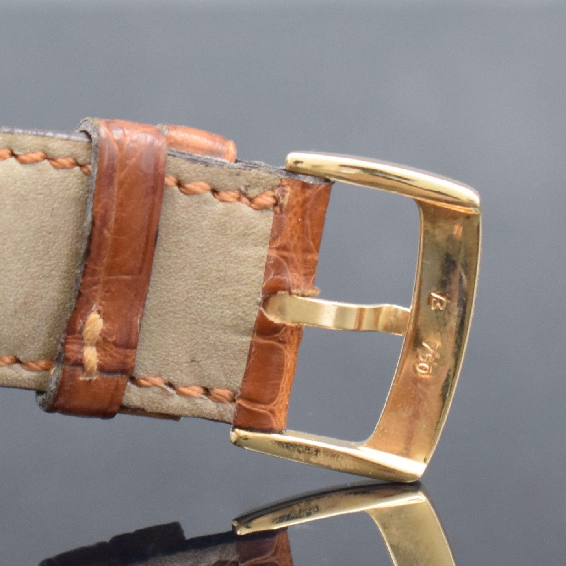 Detail g: GIRARD PERREGAUX hochfeines & extrem seltenes 3-Brücken Tourbillon Nr. 53 in RG 750/000 Referenz 9900 im nahezu neuwertigem Zustand, Handaufzug, ...