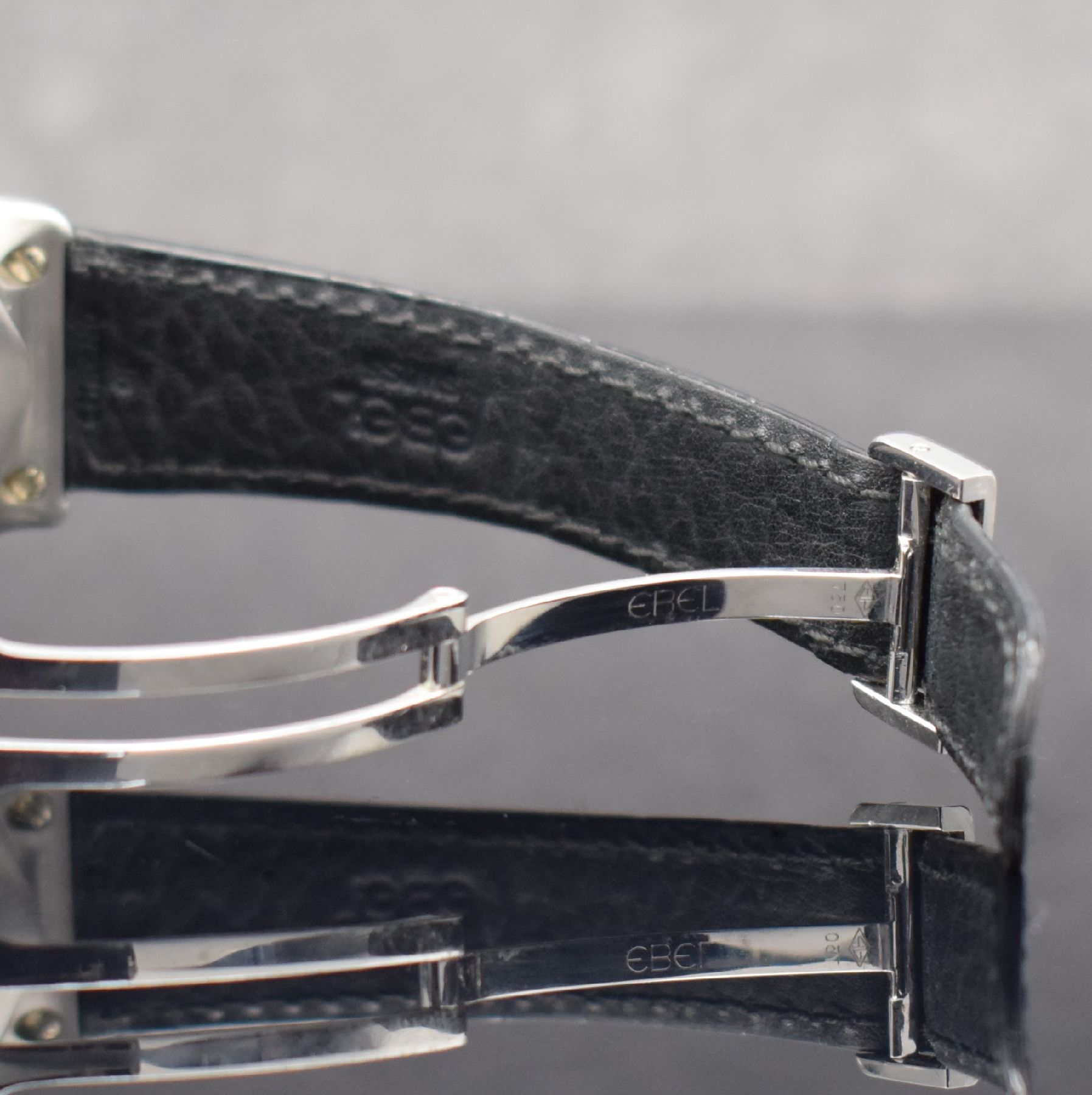 Detail d: EBEL astronomischer Schaltradchronograph 1911 ewiger Kalender in WG 750/000, Automatik, Schweiz um 2000, Ref. 3136901, massives Goldgeh. inkl. orig. ...