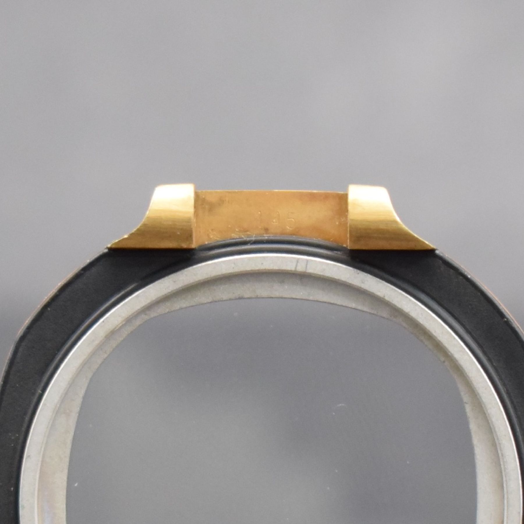 Detail i: PATEK PHILIPPE hochfeine & seltene Herrenarmbanduhr "Jumbo" Nautilus Ref. 3700/11 Design von Gerald Genta in Stahl & GG 750/000 kombiniert, ...