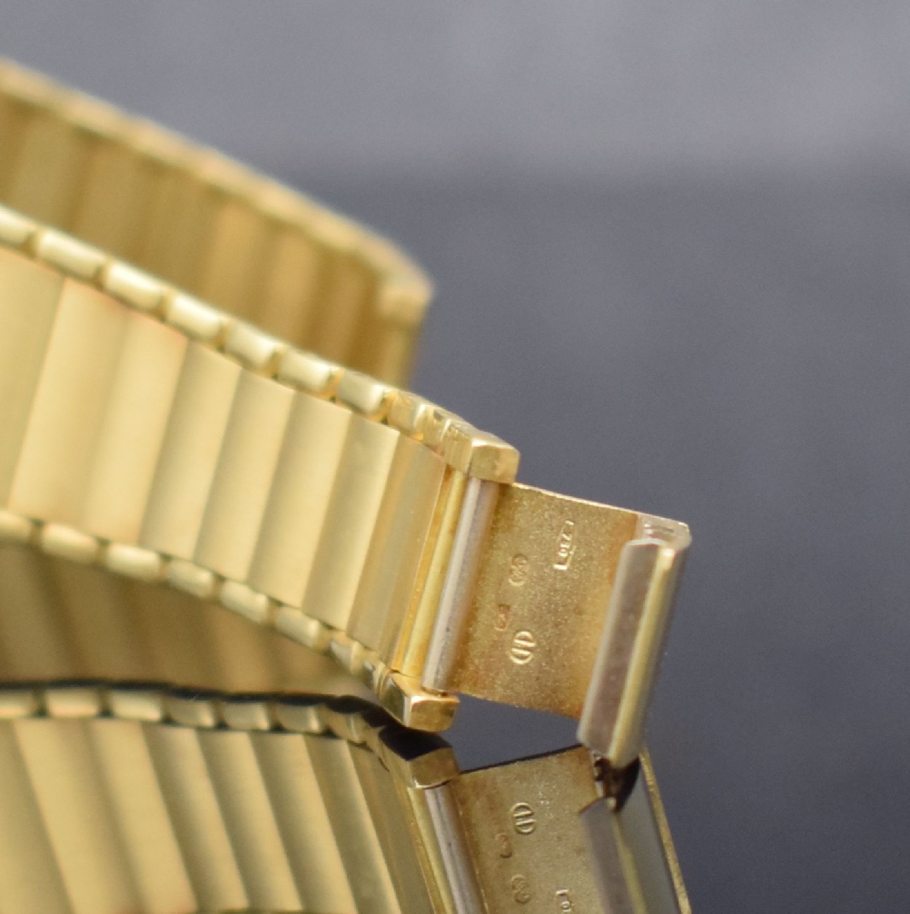 Detail g: ZENITH seltener El Primero Schaltradchronograph mit Vollkalender in GG 750/000 Referenz 30.0150.418, Automatik, Schweiz um 1988, massives Goldgeh. ...