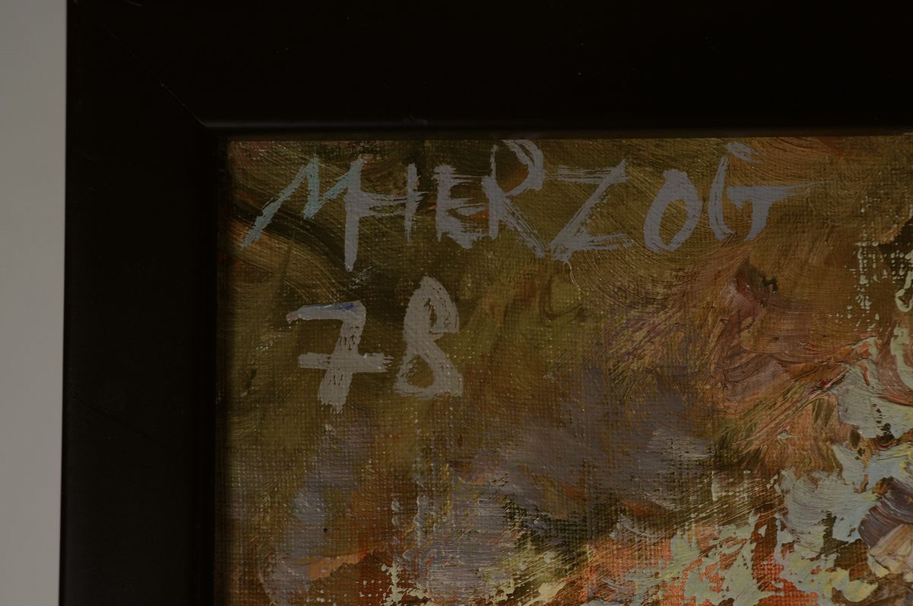 Detail a: Manfred Herzog,geb. 1949 Ludwigshafen, Studium der Dekorations- und Schriftmalerei an der Meisterschule Kaiserslautern, 16 Einzel- und zahlreiche ...