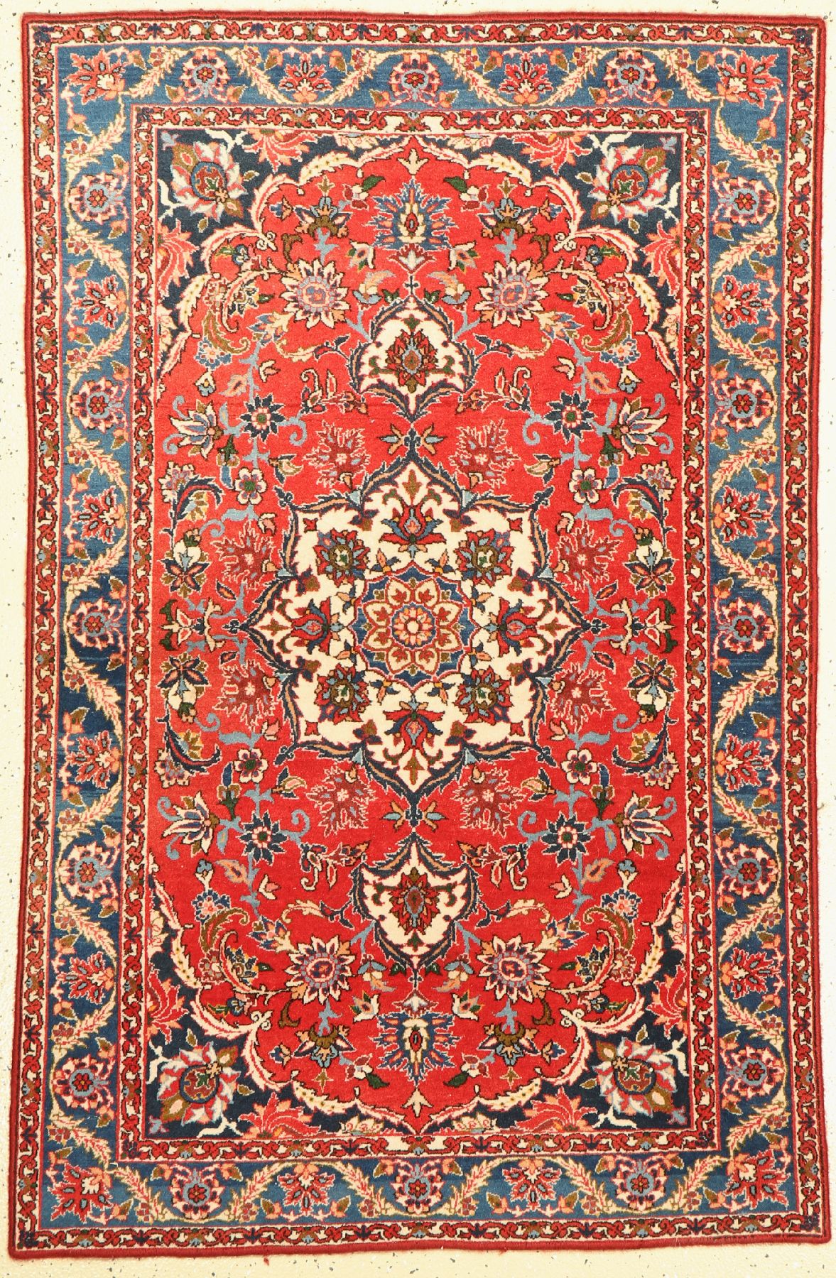 Esfahan alt, Persien, ca. 60 Jahre, Wolle auf Baumwolle, ca. 155 x 100 cm, EHZ: 2