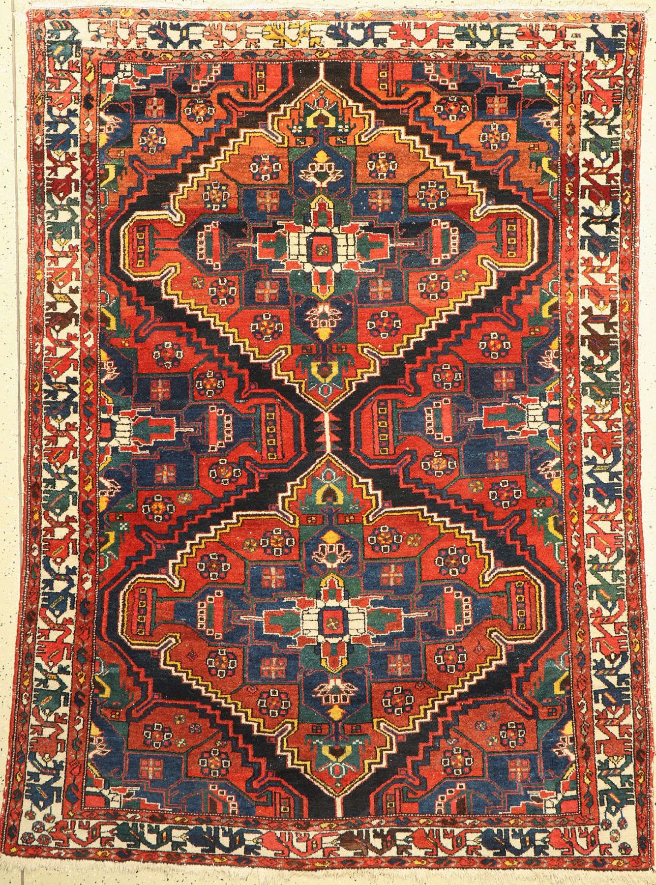 Bachtiar alt, Persien, um 1930, Wolle auf Baumwolle, ca. 216 x 158 cm, EHZ: 2