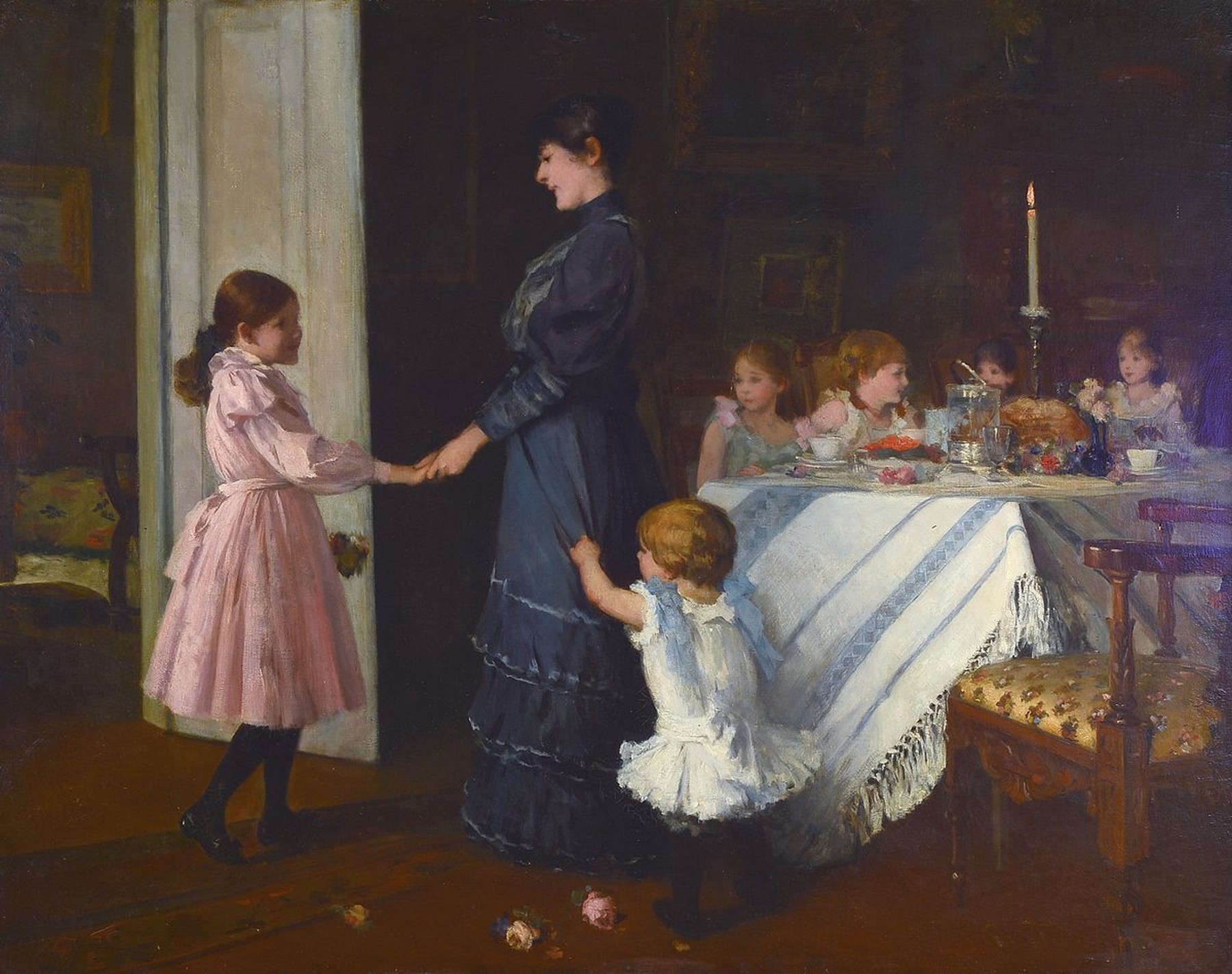 Georg Tyrahn, 1860 Königsberg-1917 Karlsruhe, Studium an der Akademie Königsberg, dann in Karlsruhe bei Ferdinand Keller und an der Academie Julian ...