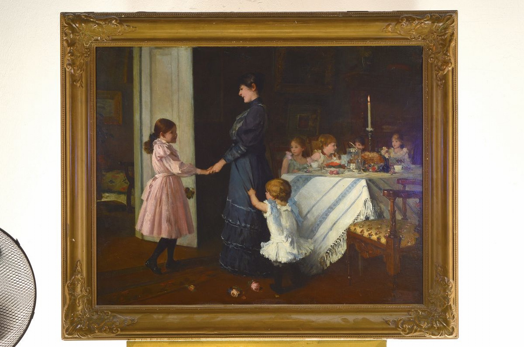 Detail k: Georg Tyrahn, 1860 Königsberg-1917 Karlsruhe, Studium an der Akademie Königsberg, dann in Karlsruhe bei Ferdinand Keller und an der Academie Julian ...