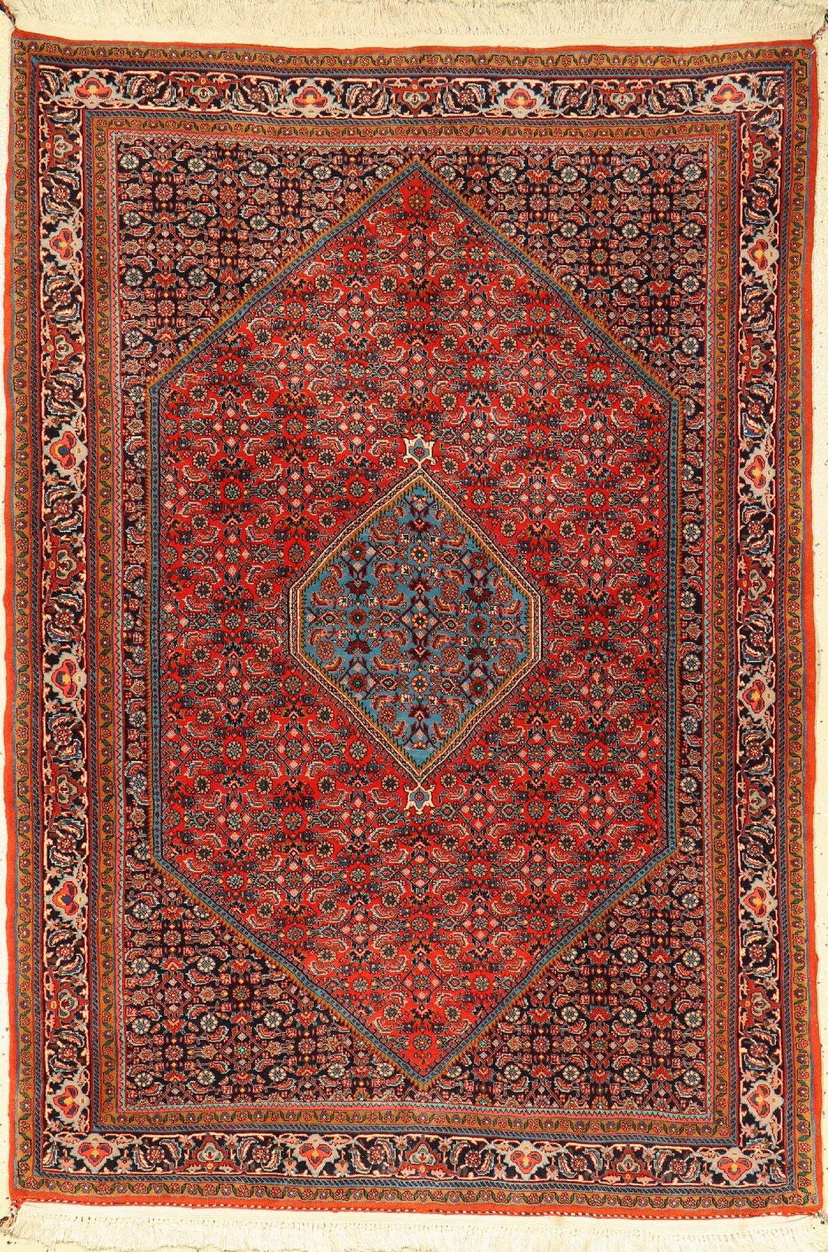 Bidjar fein, Persien, ca. 60 Jahre, Korkwolle, ca. 170 x 115 cm, guter Zustand
