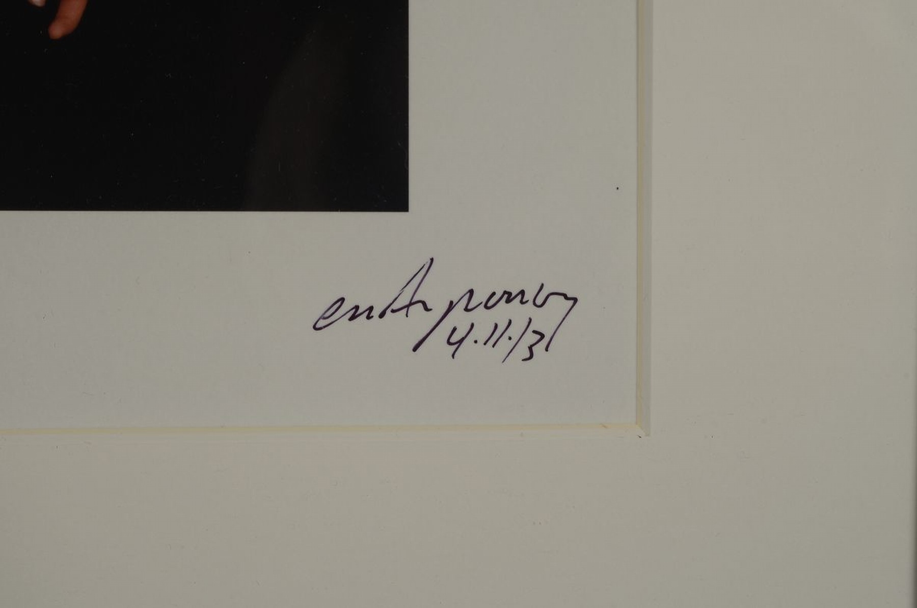 Detail a: Craig Morey, 1952 Fort Wayne/USA, Aktfotografie, handsigniert, dat., rückseitig mit Zertifikat, dieses nochmals signiert, unter Glas, PP., Rahmen ...