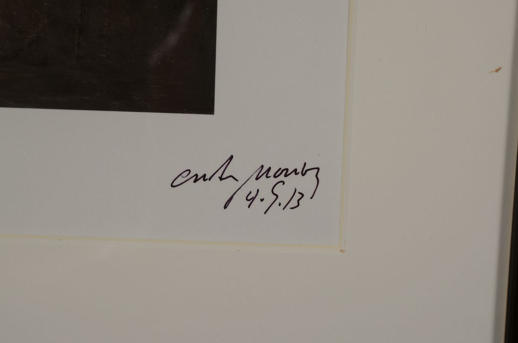 Detail a: Craig Morey, 1952 Fort Wayne/USA, Aktfotografie, handsigniert, dat., rückseitig mit Zertifikat, dieses nochmals signiert, unter Glas, PP., Rahmen ...