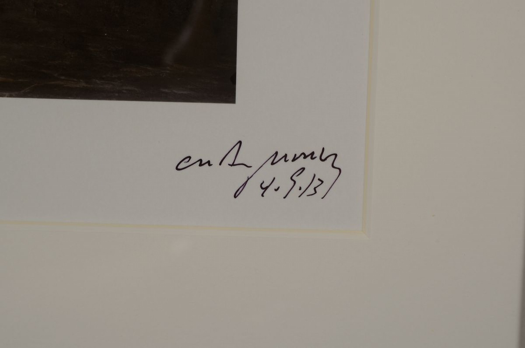 Detail a: Craig Morey, 1952 Fort Wayne/USA, Aktfotografie, handsigniert, dat., rückseitig mit Zertifikat, dieses nochmals signiert, unter Glas, PP., Rahmen ...
