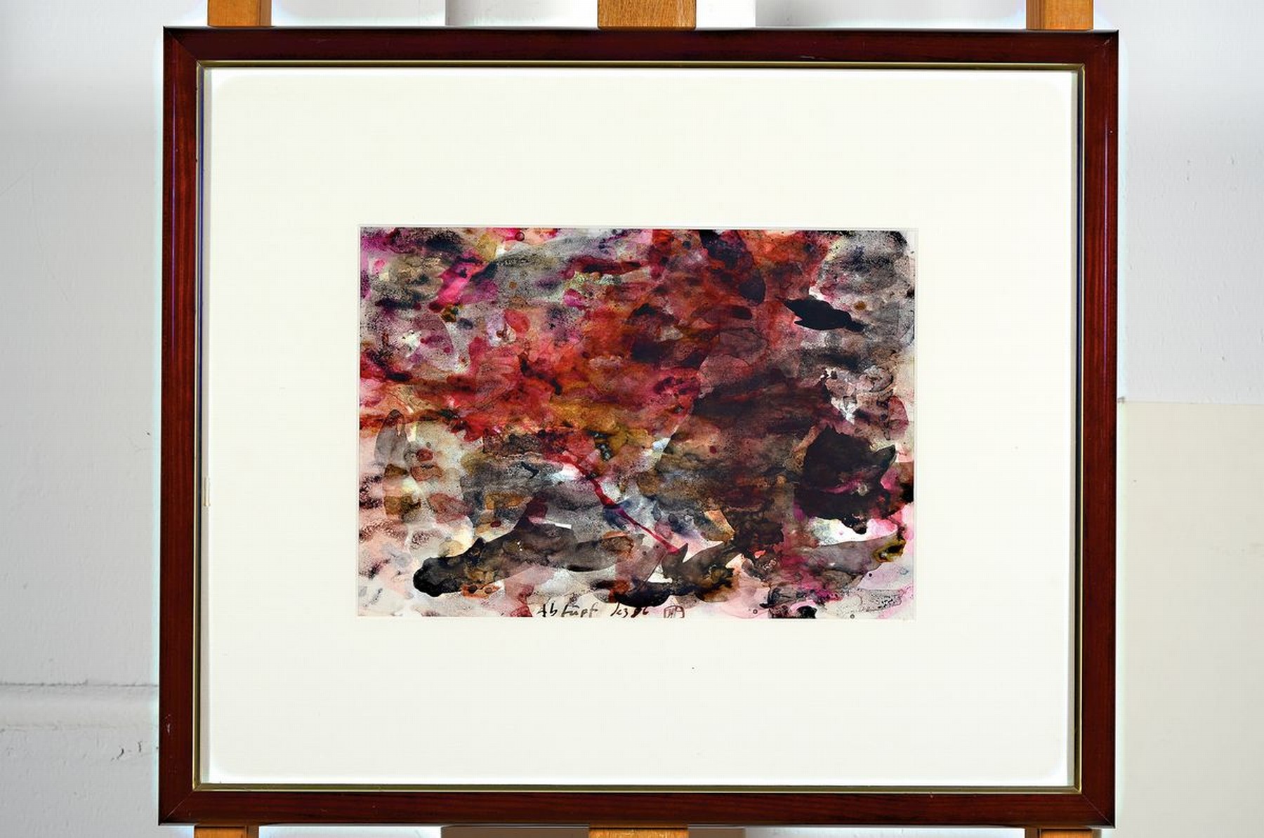 Detail k: Horst Janssen, 1929 - 1995, Aquarell auf Velin, "Abtupf", mittig unten bezeichnet dat. Dez. (19)86 und monogrammiert,farbfrische ...