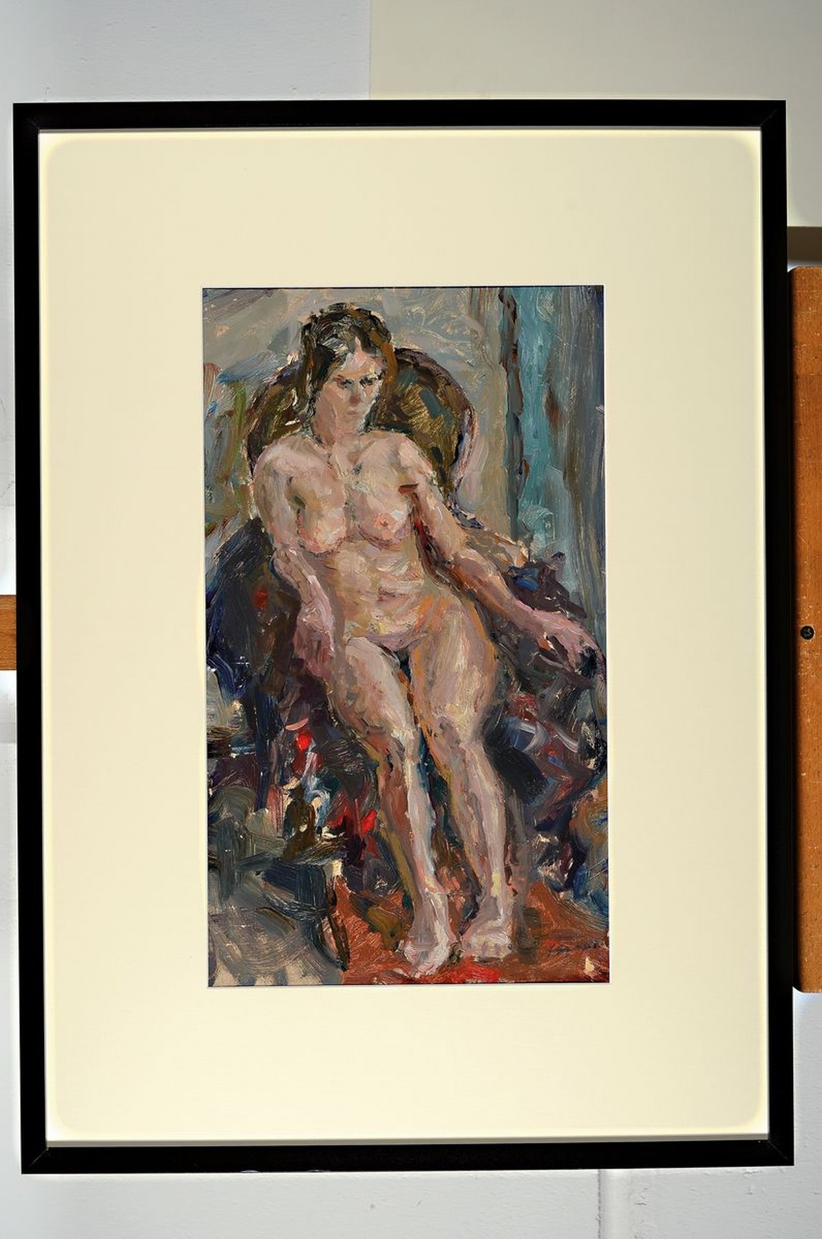 Detail k: Albert Feser, 1901 - 1993 Hamburg, Studium an der Landeskunstschule Hamburg, seit 1949 schloss er sich mit den Malern Fritz Düsiong, Aldolf Wriggs ...