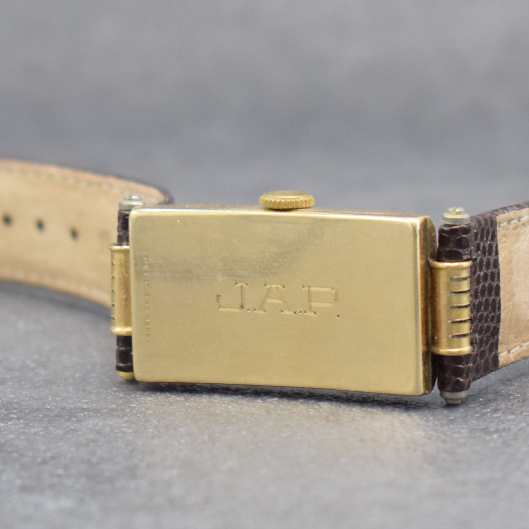 Detail c: Konvolut: 3 GRUEN Armbanduhren, alle Handaufzug, Ende 1940er Jahre, alle GG- Filled-Geh., 1 x Very Thin Precision Herrenarmbanduhr, Zifferbl. ...