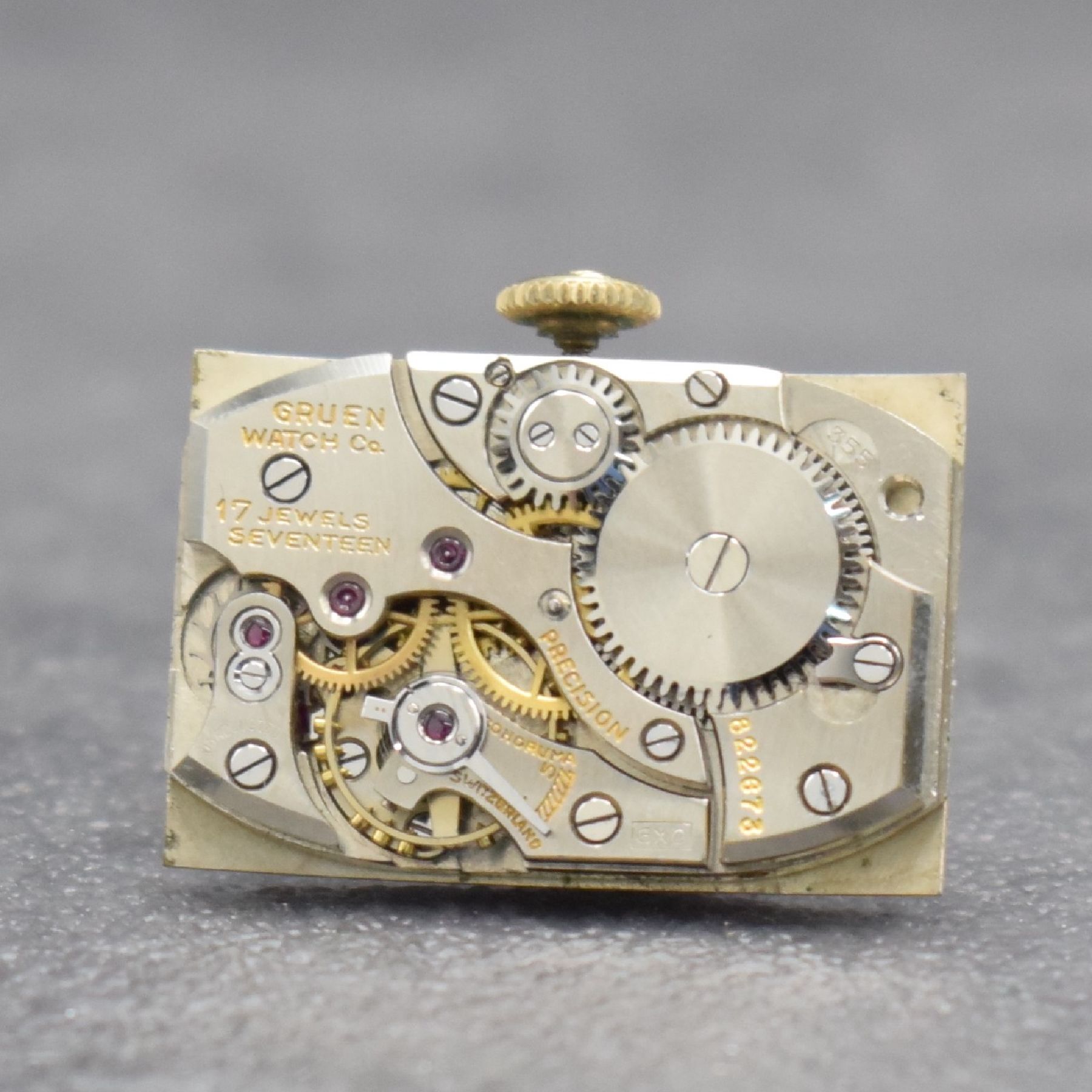 Detail i: Konvolut: 3 GRUEN Armbanduhren, alle Handaufzug, Ende 1940er Jahre, alle GG- Filled-Geh., 1 x Very Thin Precision Herrenarmbanduhr, Zifferbl. ...