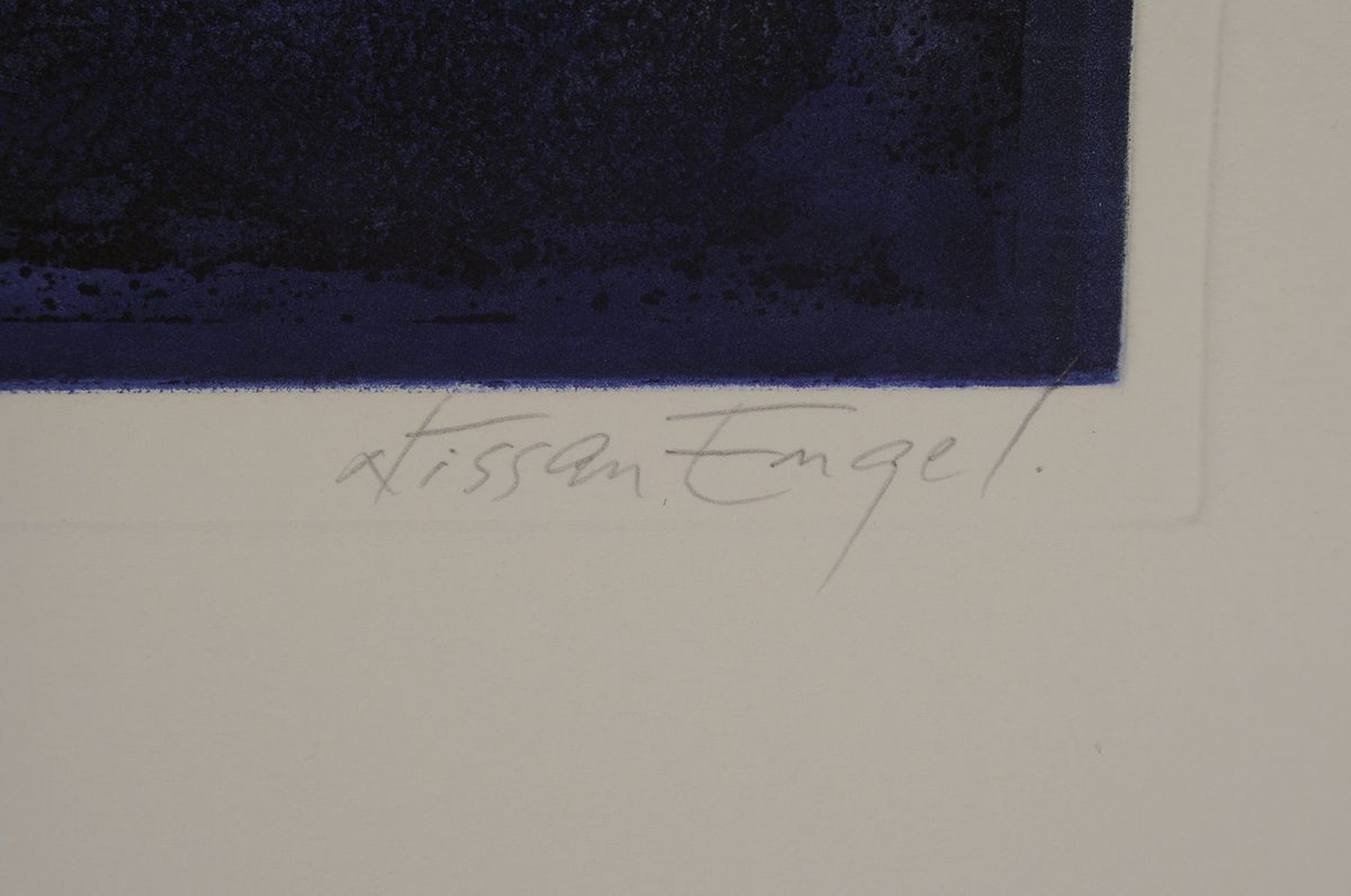Detail a: Nissan Engel, geb. 1931, "Rhythme", Radierung auf Büttenpapier, sign., num. 67/150, Platte ca. 49,5x37cm, gesamt ca. 65x50 cm