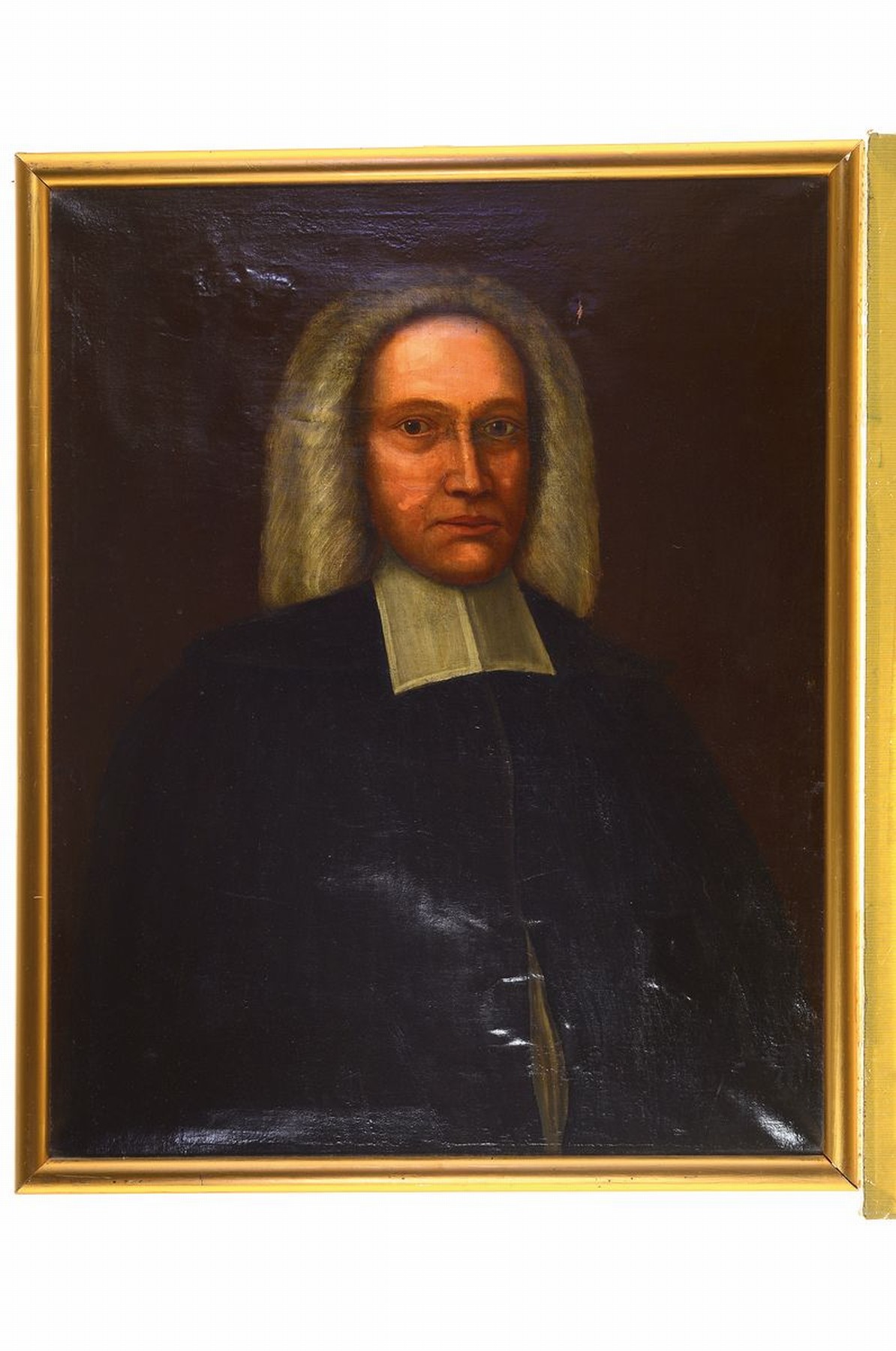 Detail k: Unbekannter Künstler des 18. Jh., 4 Porträts aus der Familie Bingelius, Öl/Lwd, 1) J. Christophorus 1705-1740, gemalt 1737, ca. 72x58cm; 2) Anna ...