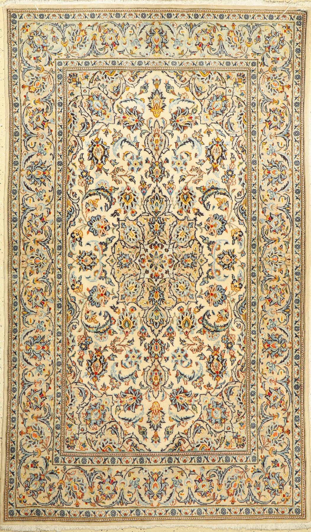 Keschan, Persien, ca. 50 Jahre, Wolle auf Baumwolle,ca.211 x 126 cm,leichter Mottenfraß