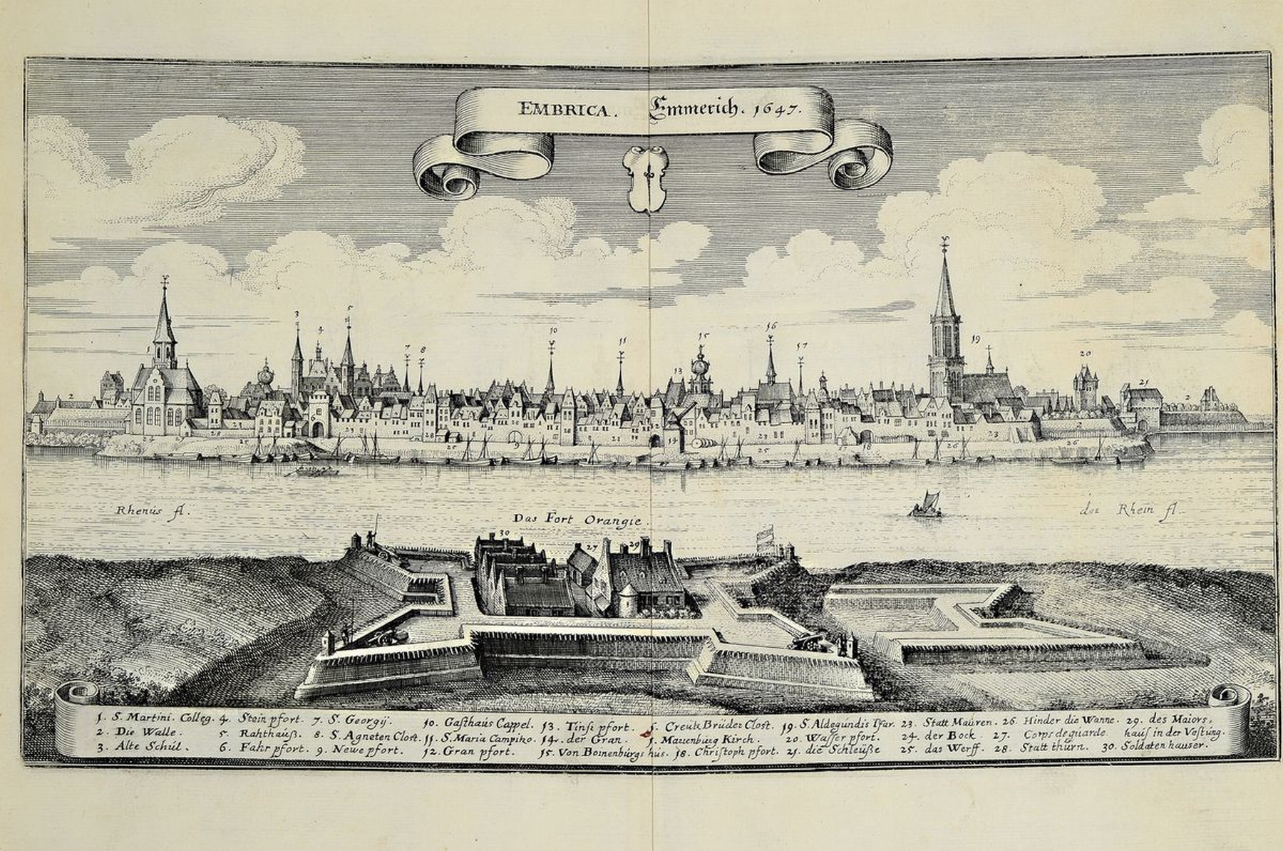 Detail k: Ca. 35 Kupferstiche, Matthäus Merian, 1593- 1650, unterschiedliche Städteansichten, u.a. Mannheim, Breisach, Heidelberg, Lauffenburg, Frankenthal, ...