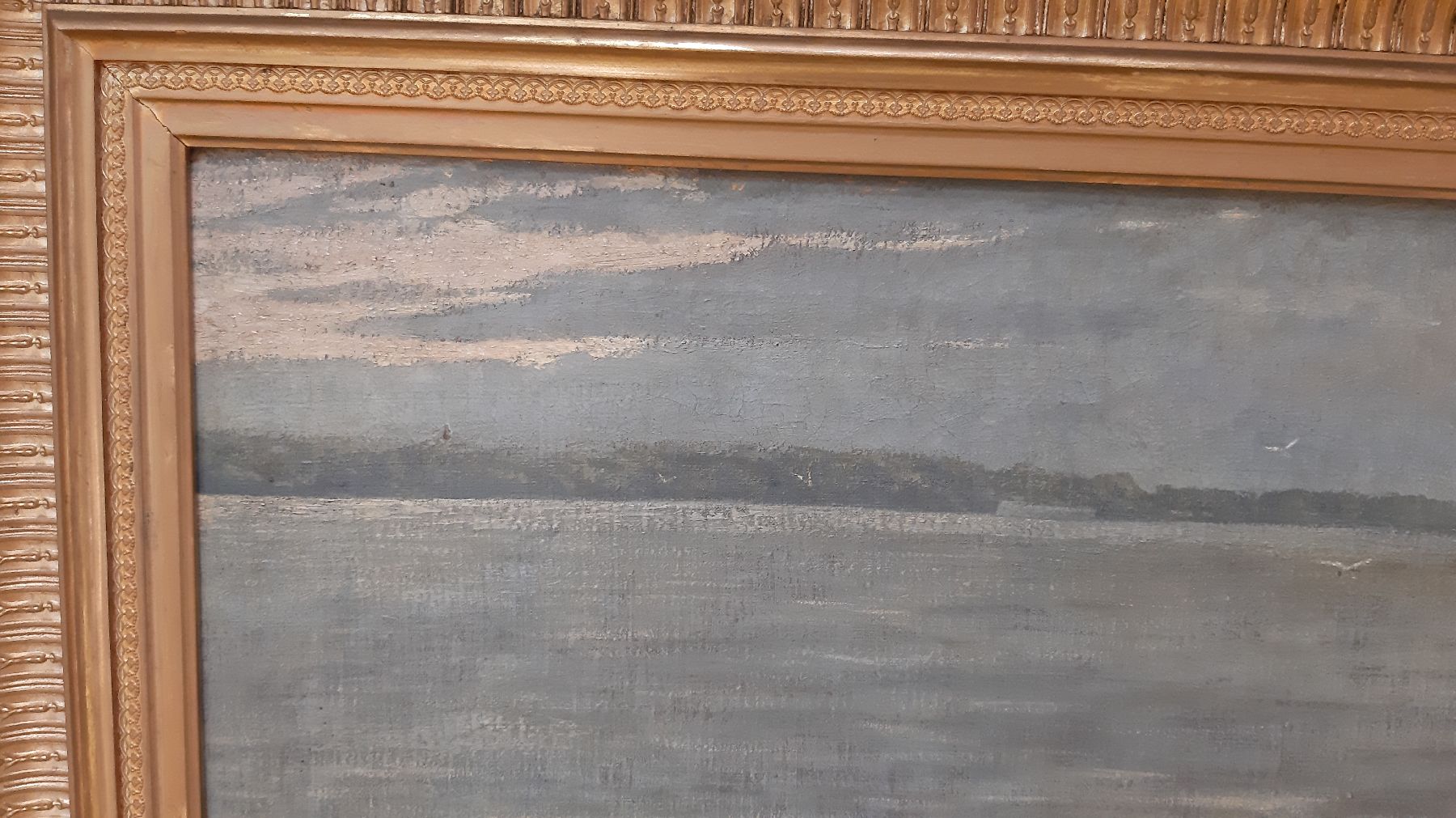 Detail f: Richard Strebel, 1861 Veracruz/Mexiko-1940 Burghausen, Studium an den Akademien Kassel und Karlsruhe, in München tätiger Tiermaler, hier: zwei ...