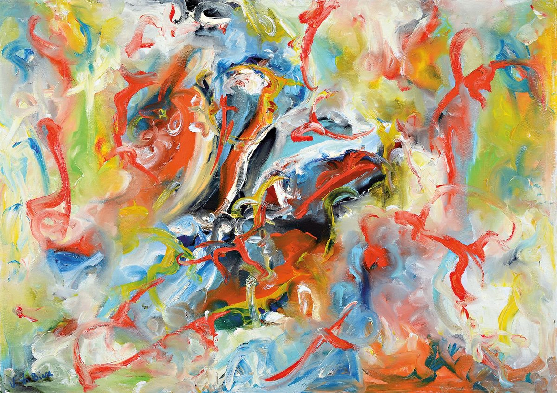 Vincenzo Di Biase,geb. 1940, Öl/Lwd, links u. sign.,dat. 2003, betitelt, ca. 50x72 cm