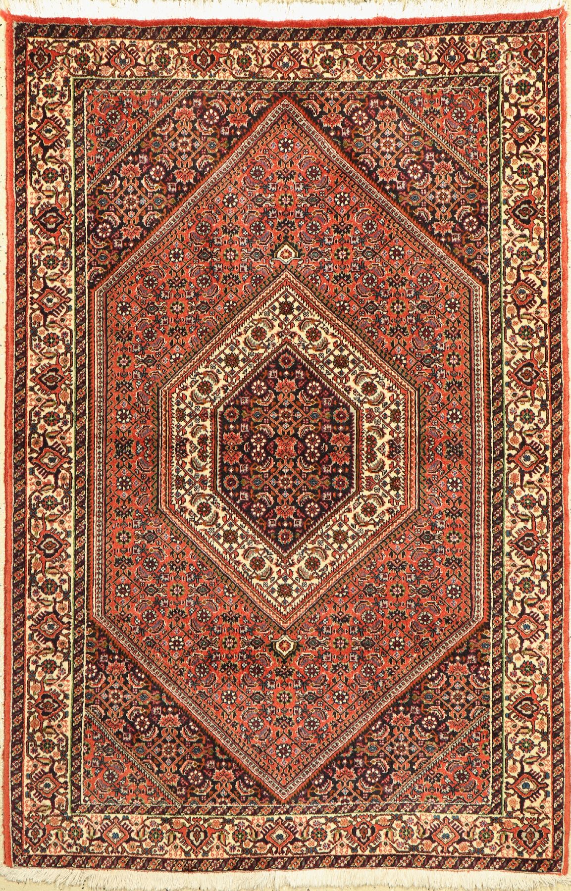 Bidjar fein, Persien, ca. 50 Jahre, Korkwolle, ca. 168 x 112 cm, guter Zustand