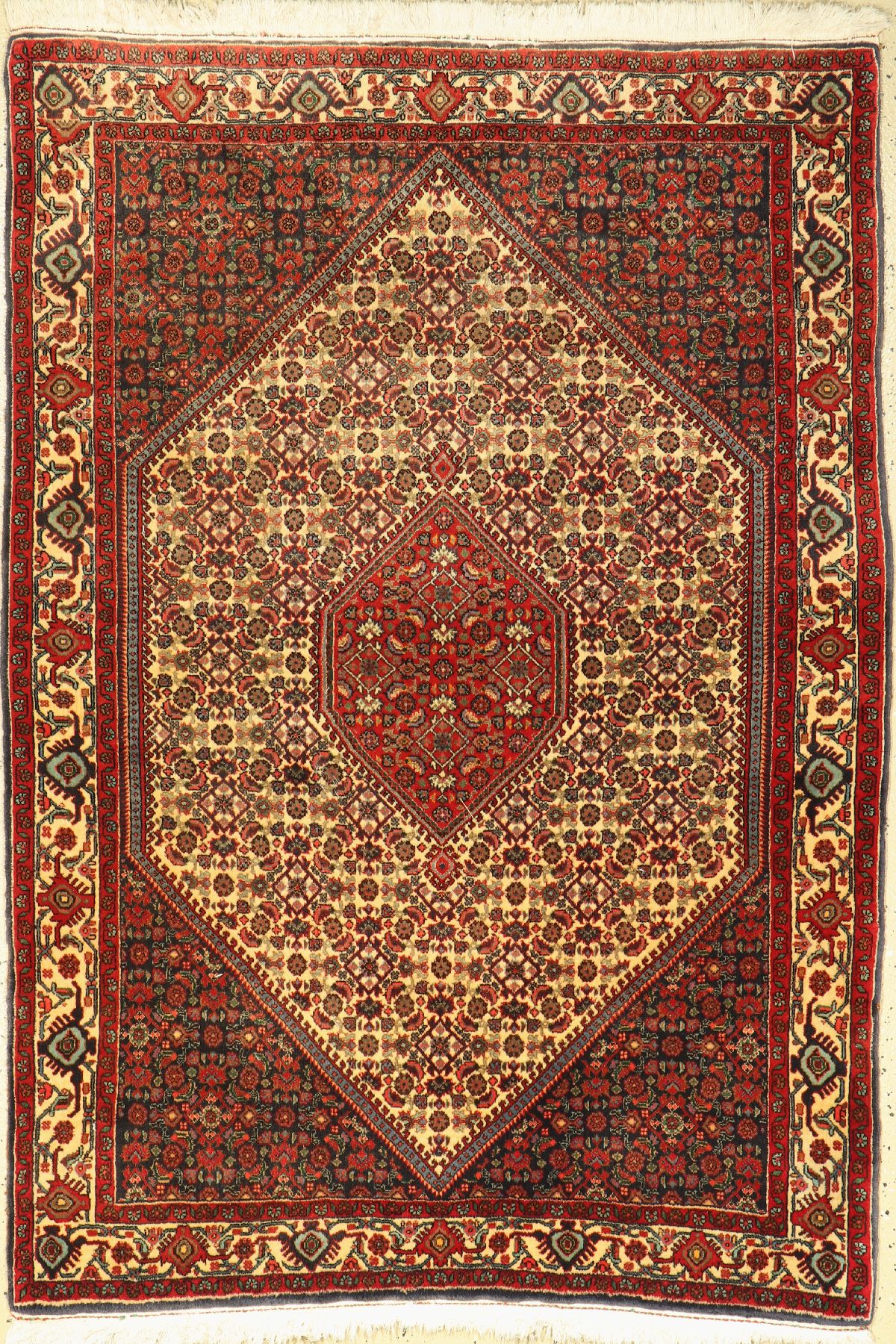 Bidjar fein, Persien, ca. 50 Jahre, Korkwolle, ca. 168 x 118 cm, guter Zustand